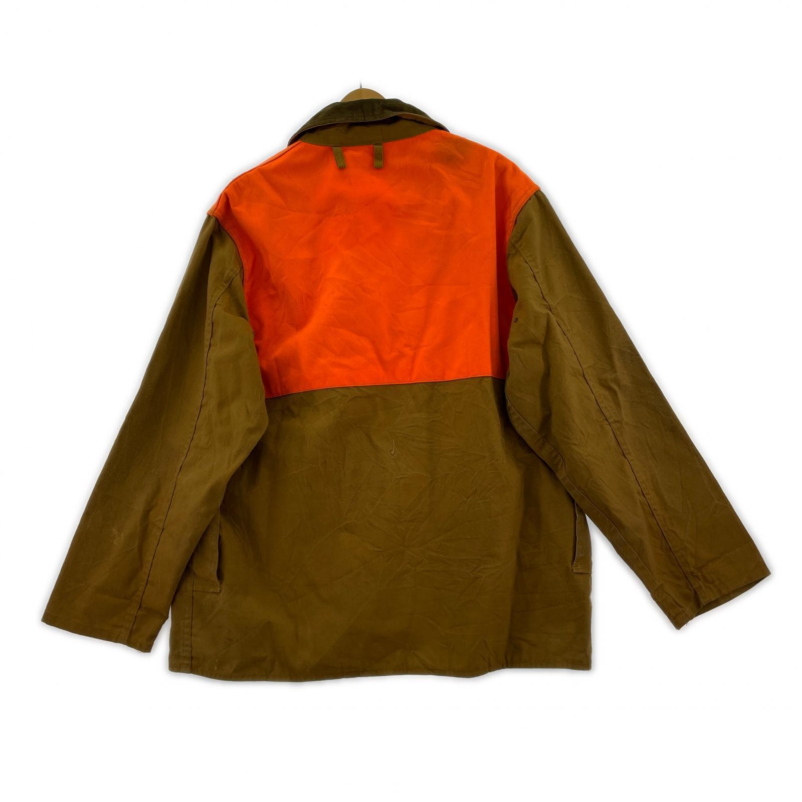 ジャケット SAFTBAK 70s ダック地 ハンティングジャケット L ブラウン