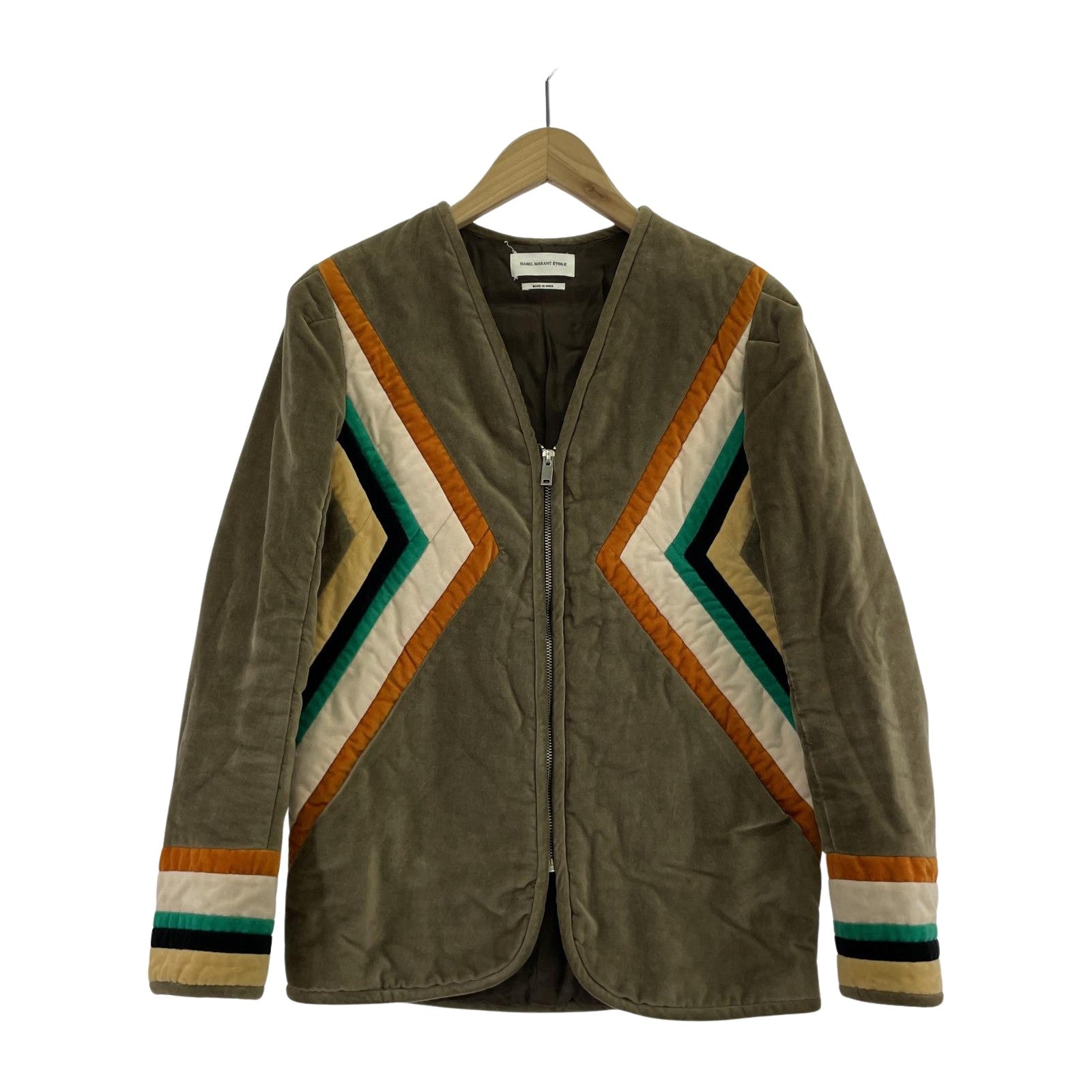 ジャケット ISABEL MARANT ETOILE ベロアブルゾン 36 マルチカラー