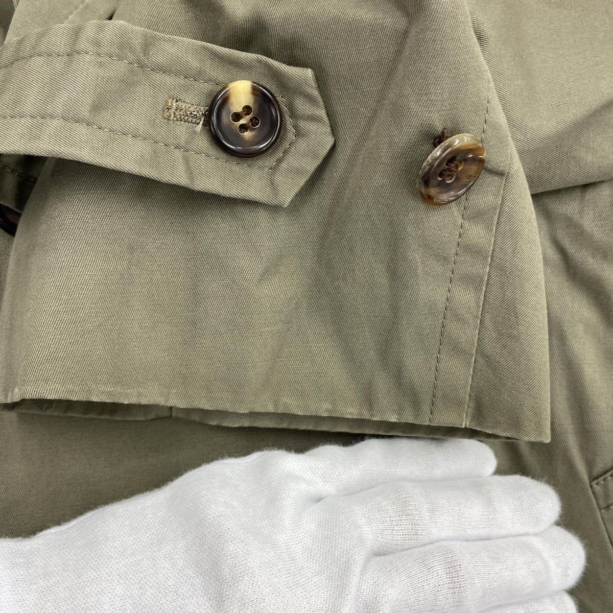 ジャケット COMME des GARCONS HOMME 80s コットンロングコート グレージュ M