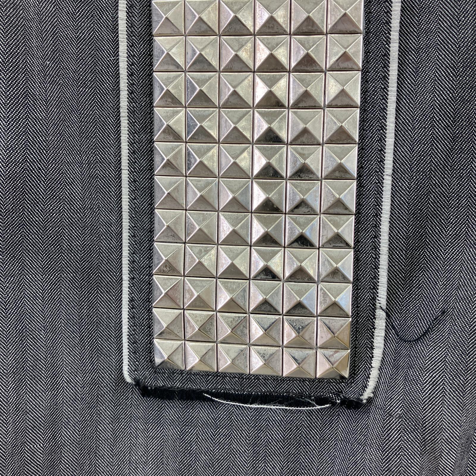 ジャケット COMME des GARCONS HOMME PLUS 13SS POOR KING期 スタッズ チャイナコート グレー グレー
