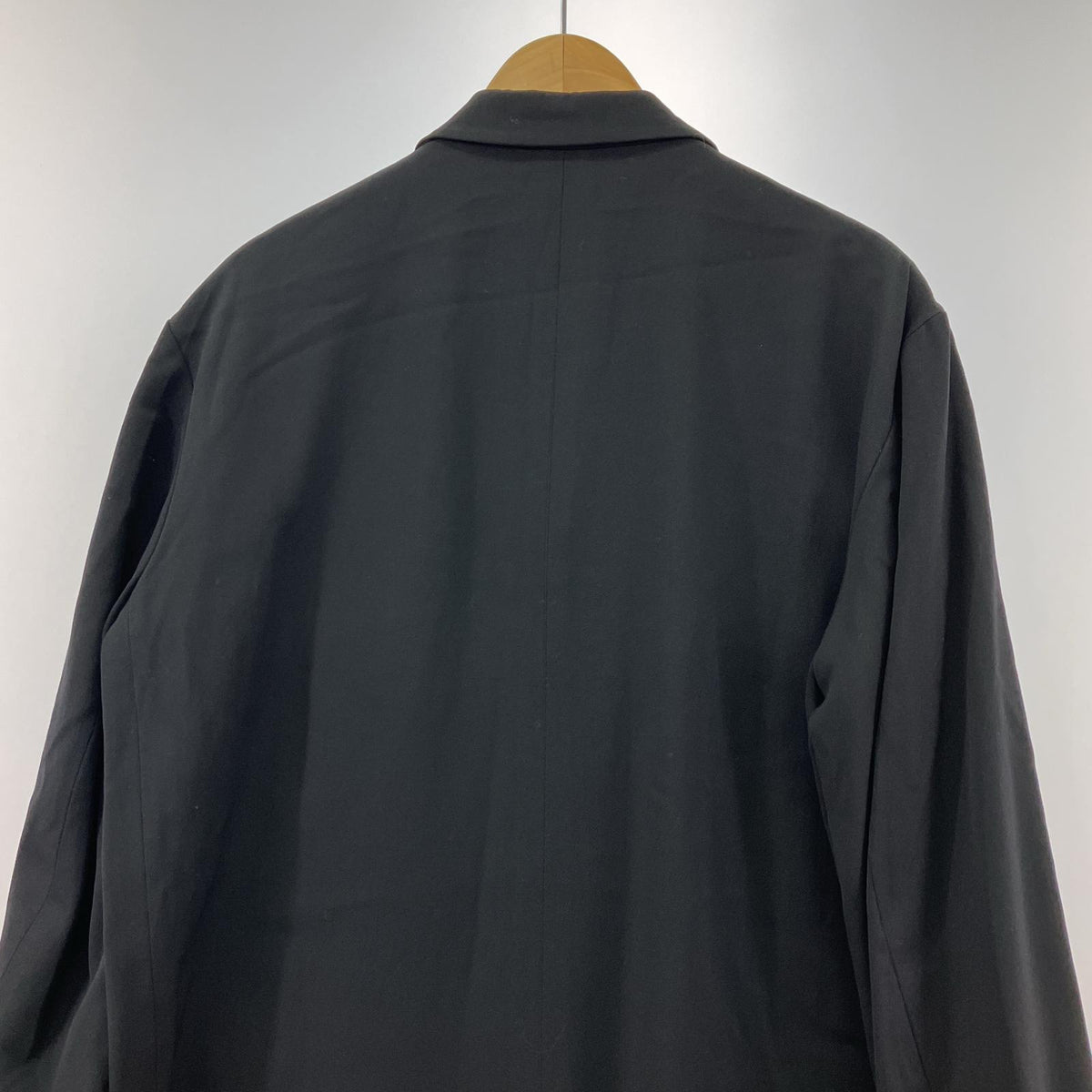 ジャケット COMME des GARCONS HOMME PLUS 80s 比翼 ウールギャバコート ブラック M ブラック