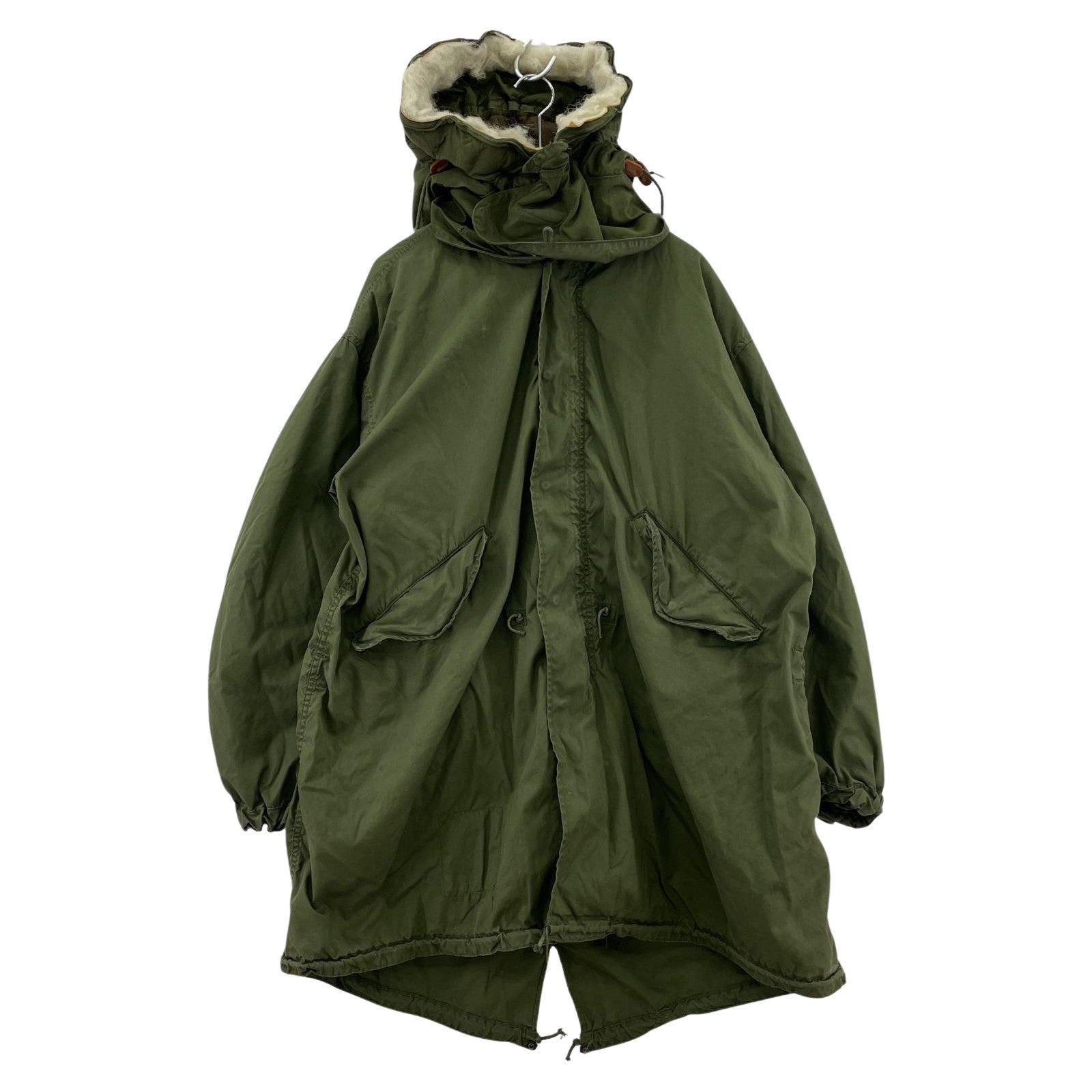 ミリタリージャケット 70's U.S.ARMY M-65 モッズコート ライナー&フード付 M カーキ