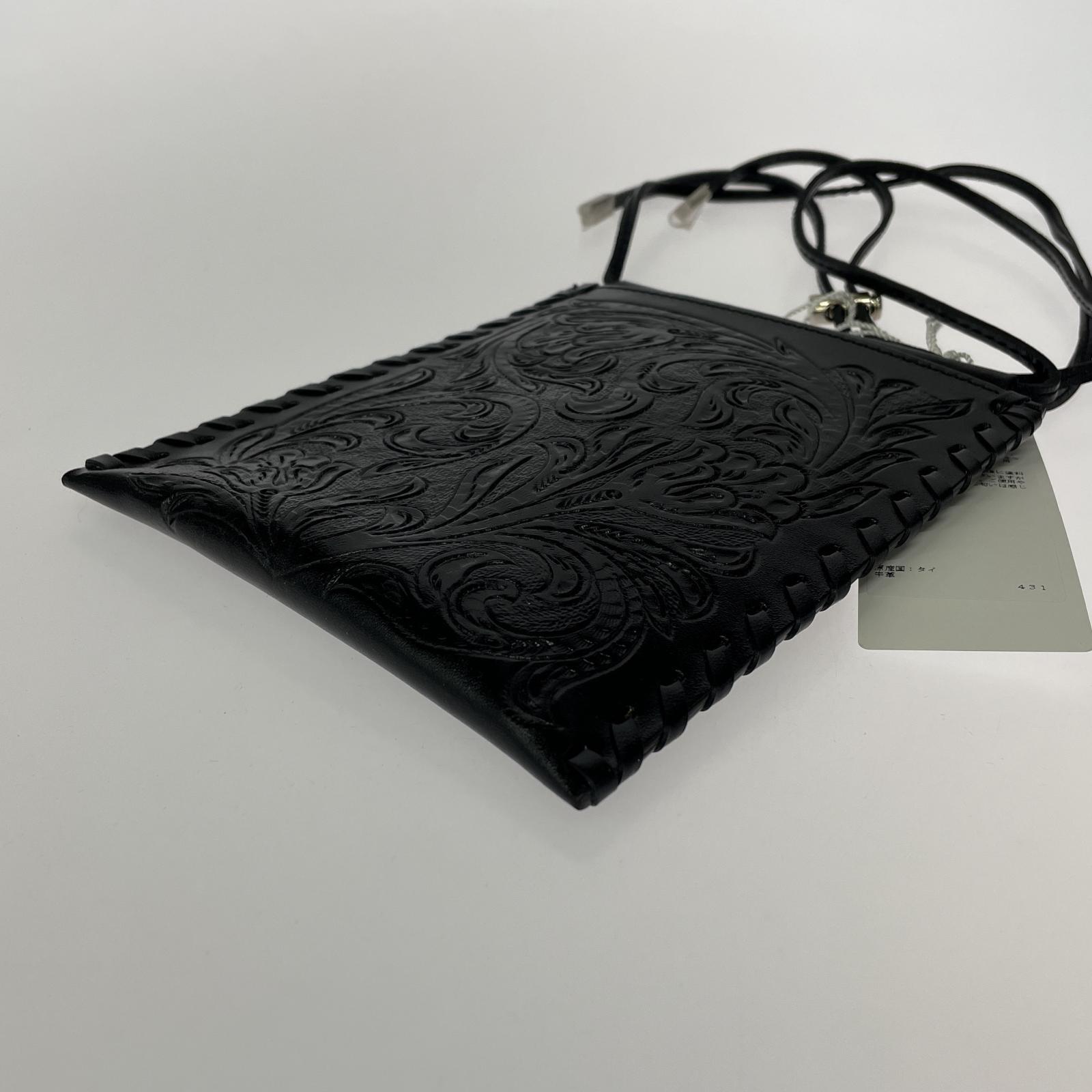 ショルダーバッグ CARVING TRIBES スマホショルダー BLK ブラック