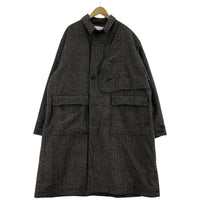 ジャケット WHITE MOUNTAINEERING 24AW WINDSTOPPER GLEN CHECK COAT 4 ブラック
