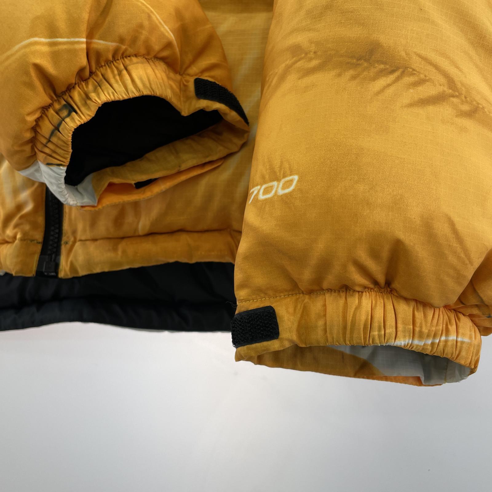 ダウンジャケット Supreme×THE NORTH FACE 23SS Trompe L'oeil Printed Nuptse Jacket トロンプルイユ プリンテッドヌプシダウンジャケット XL イエロー ND02300I