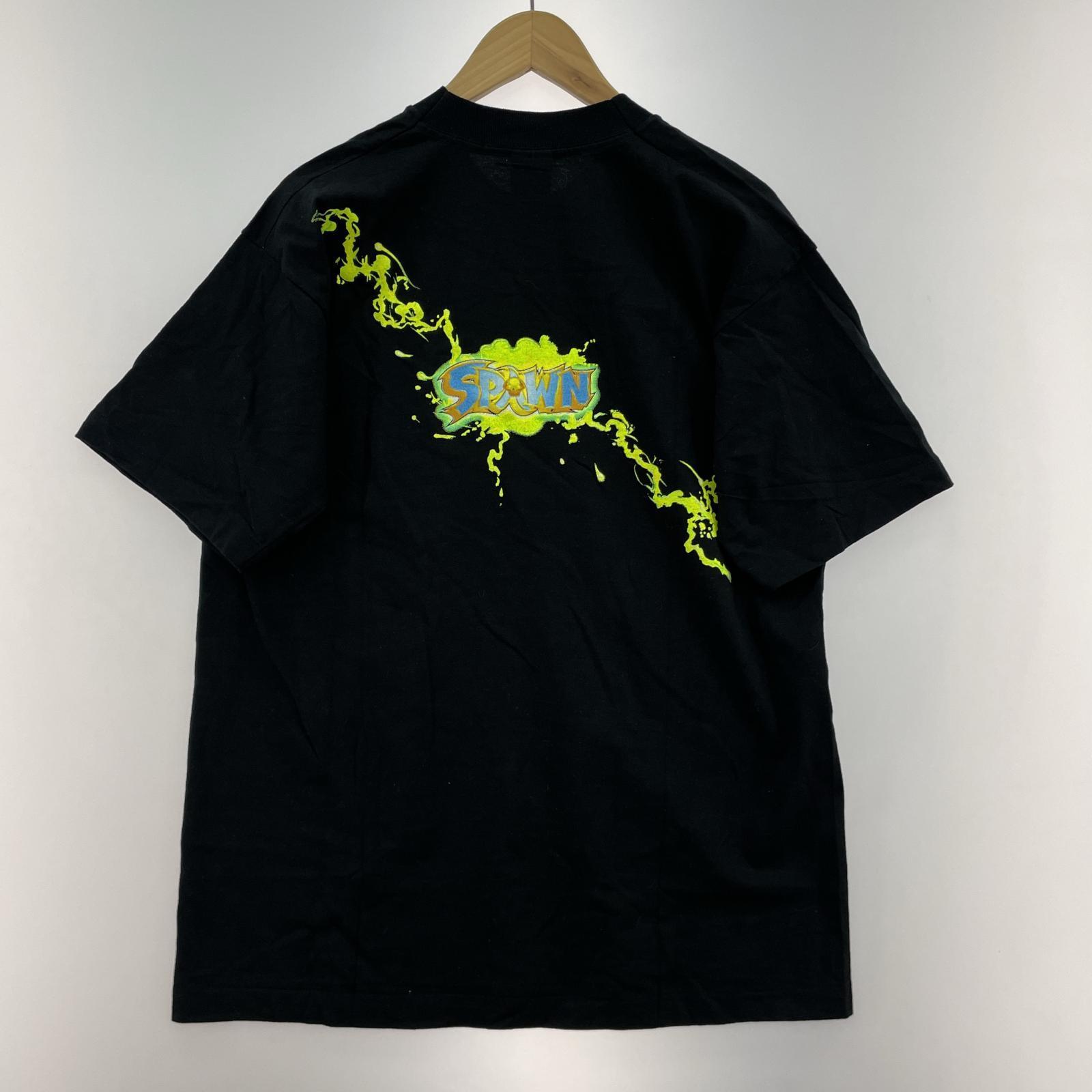 半袖Tシャツ 90s SPAWN RAGE IS POWER 黒 L L ブラック