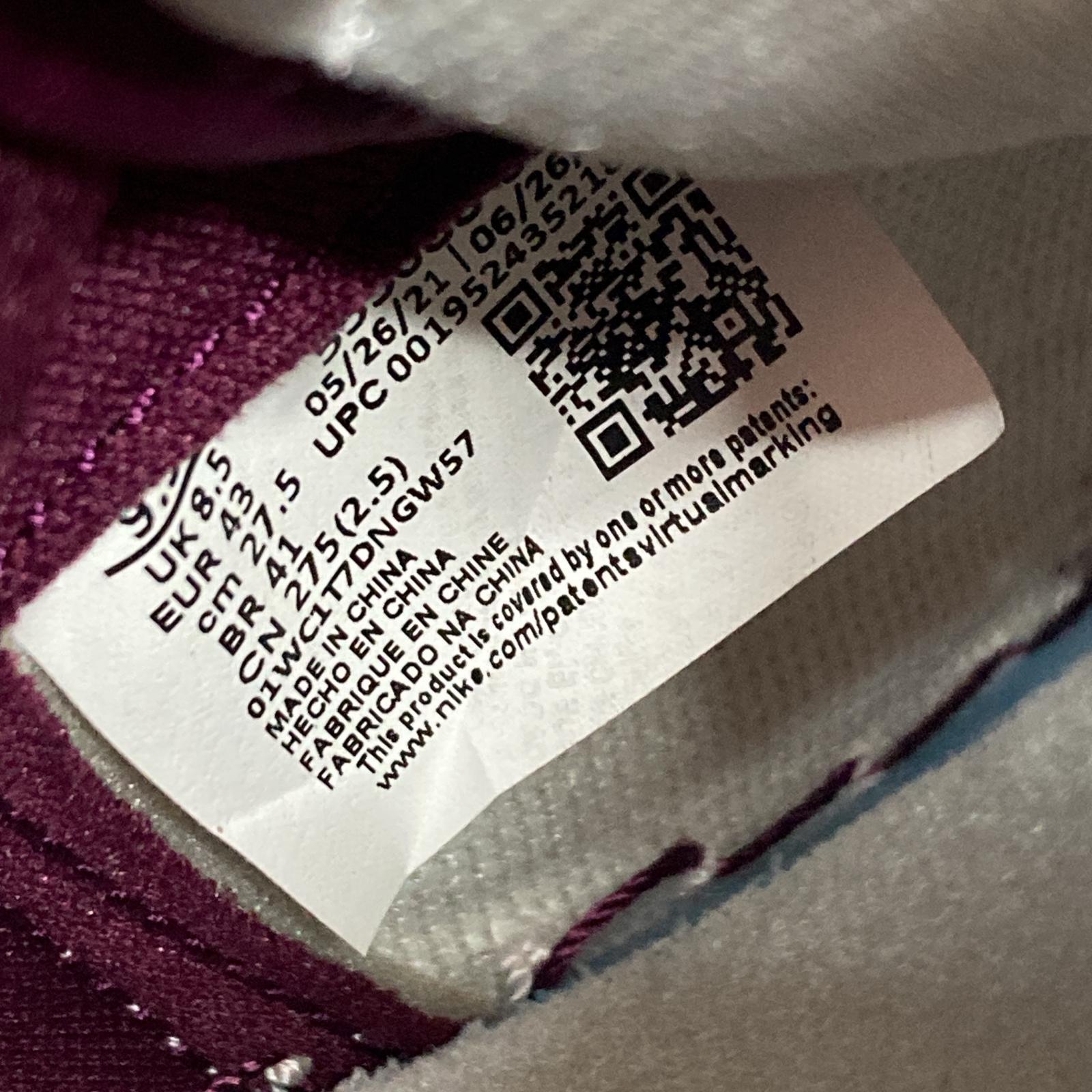 スニーカー Air Jordan 1 High OG "Bordeaux" 27.5cm (US9 1/2 UK9 EU45)