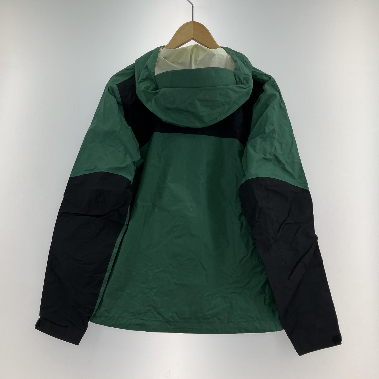 マウンテンパーカー patagonia ストレッチ ナノ ストーム ジャケット (S) 緑 S グリーン