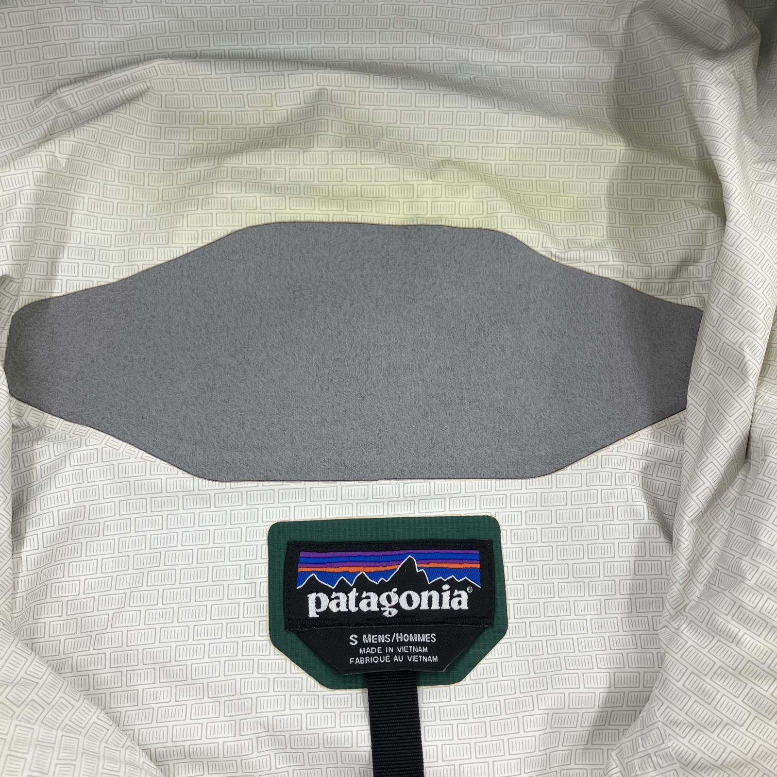 マウンテンパーカー patagonia ストレッチ ナノ ストーム ジャケット (S) 緑 S グリーン