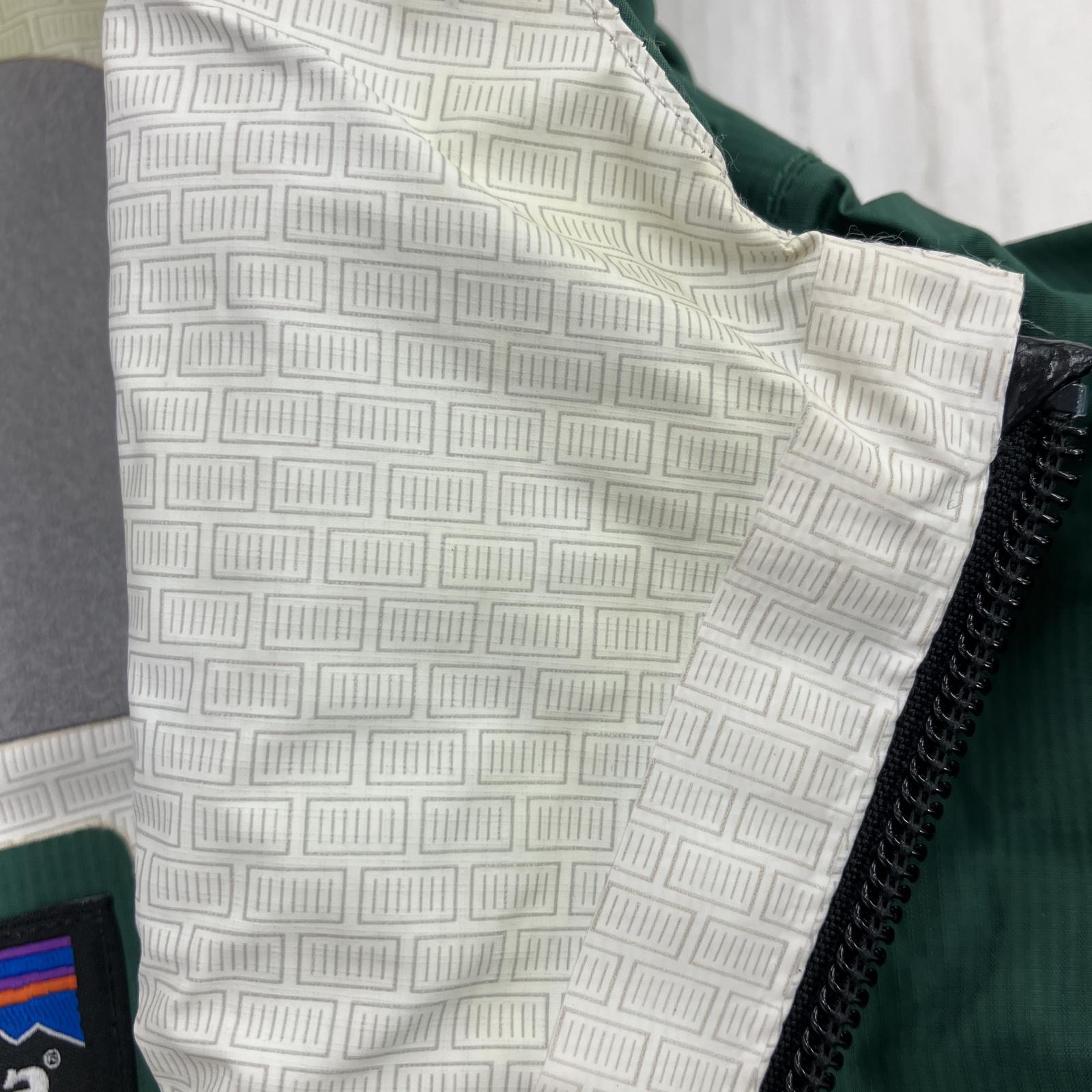 マウンテンパーカー patagonia ストレッチ ナノ ストーム ジャケット (S) 緑 S グリーン