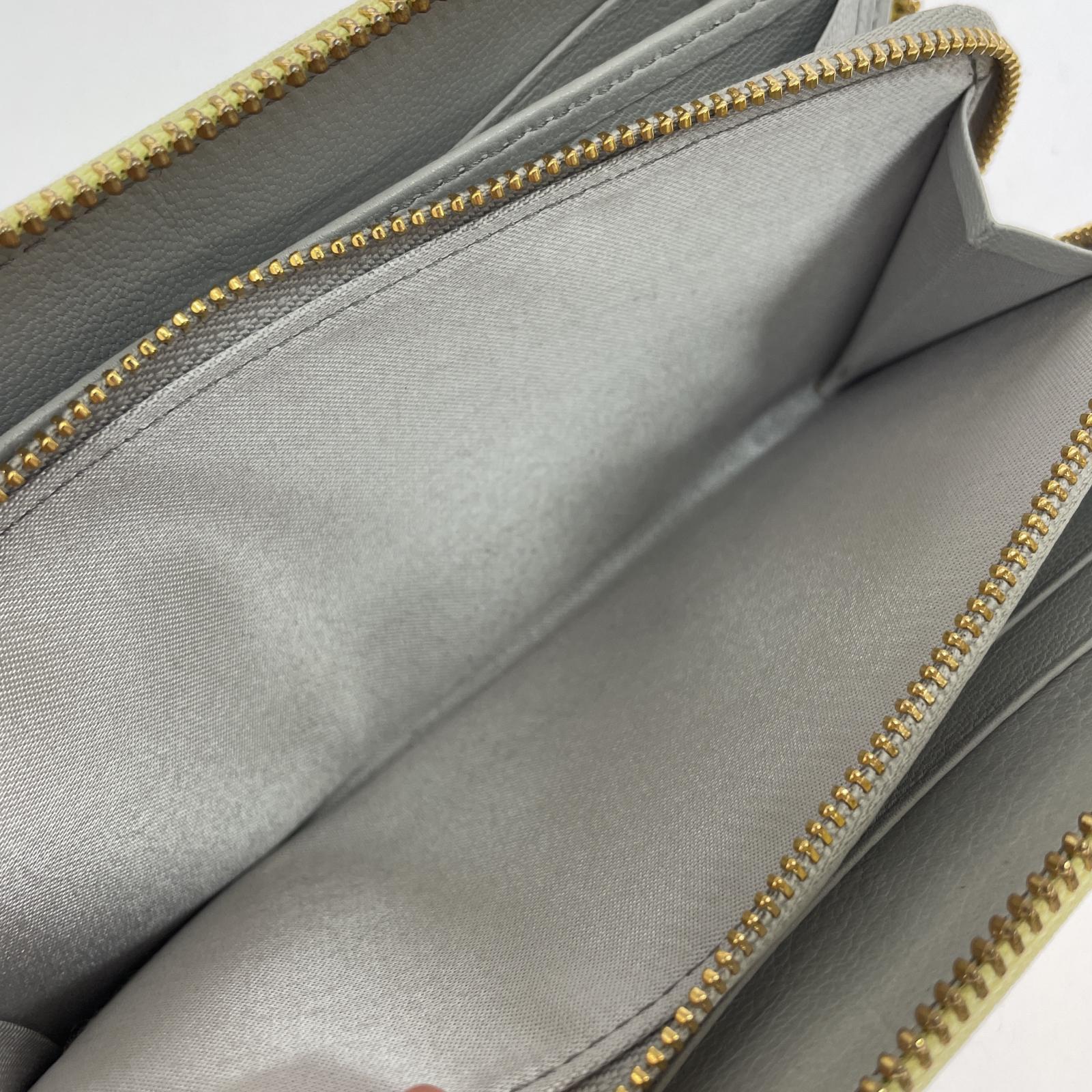 長財布 pelle morbida 財布 黄 イエロー
