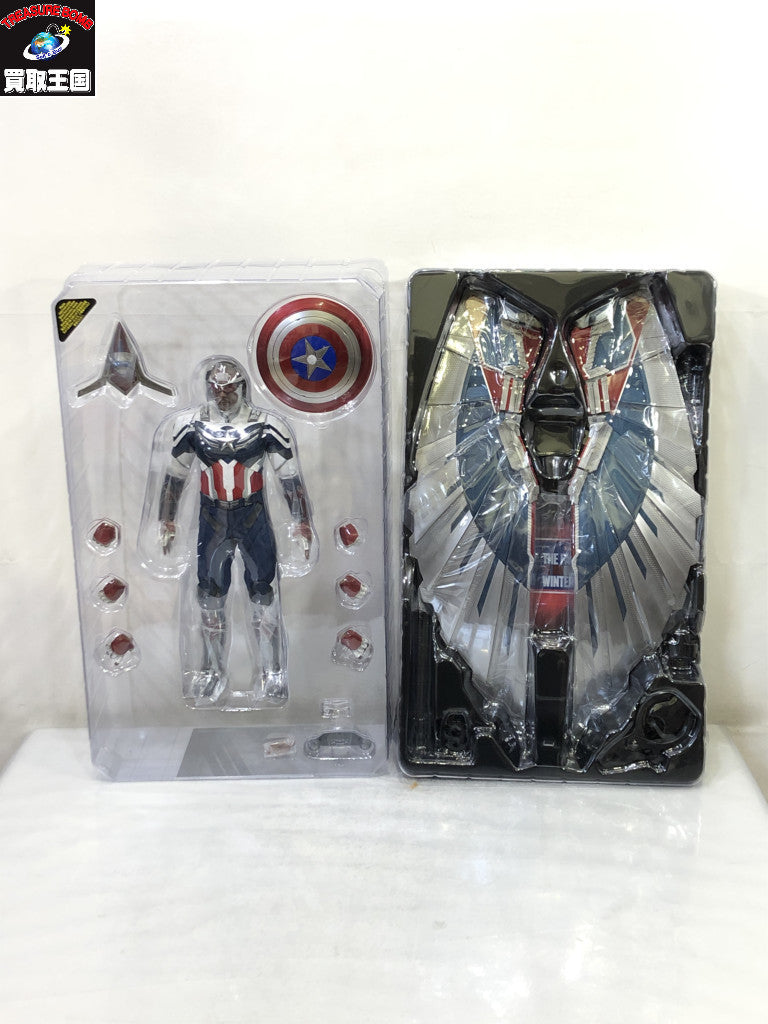 HOTTOYS ファルコン&ウィンターソルジャーキャプテンアメリカ フィギュア/グッズ