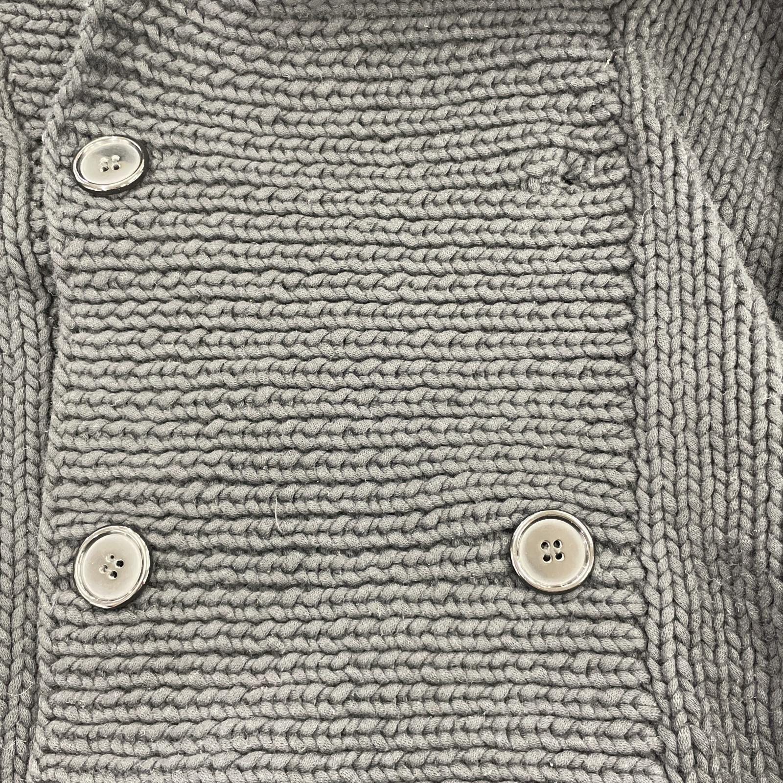 ニット MAISON MARTIN MARGIELA 11SS ここのえ期 ショールカラーニットカーディガン M ブラック M ブラック