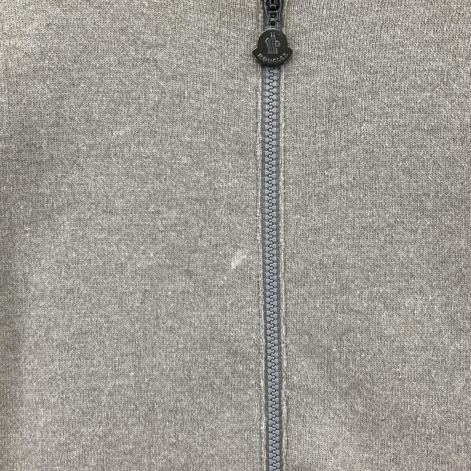 ニット MONCLER MAGLIA TRICOT CARDIGAN ドッキングジップニット M ベージュ M ベージュ