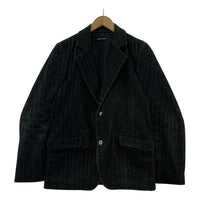 テーラードジャケット FRANK LEDER コーデュロイ ヘリンボーンジャケット XL グレー ブラック