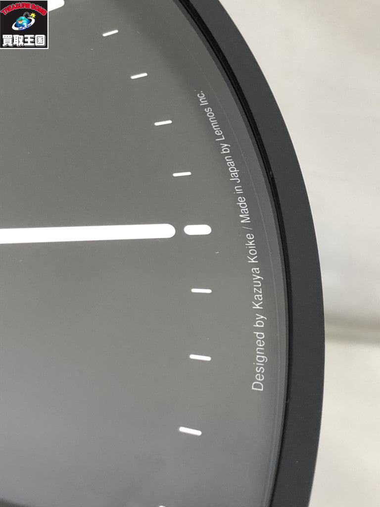Lemnos Dot Clock KK15-13 BK 生活雑貨