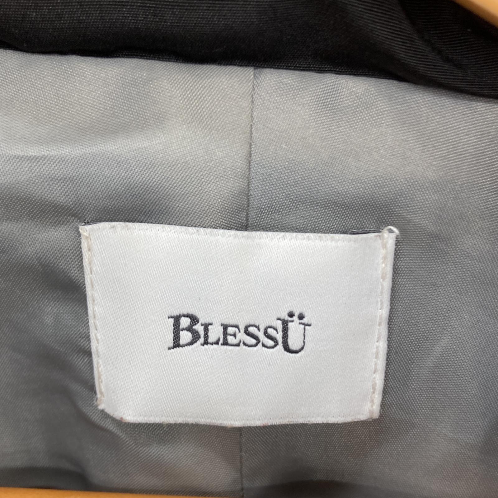 マウンテンパーカー BLESSU 黒グレー(L) L グレー