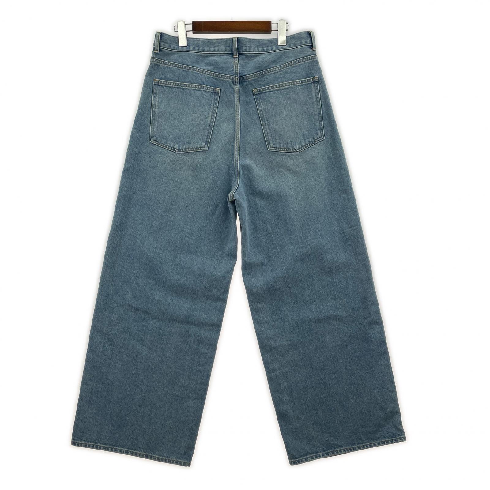 デニムパンツ BISOWN WIDE DENIM 25SS 4 ブルー