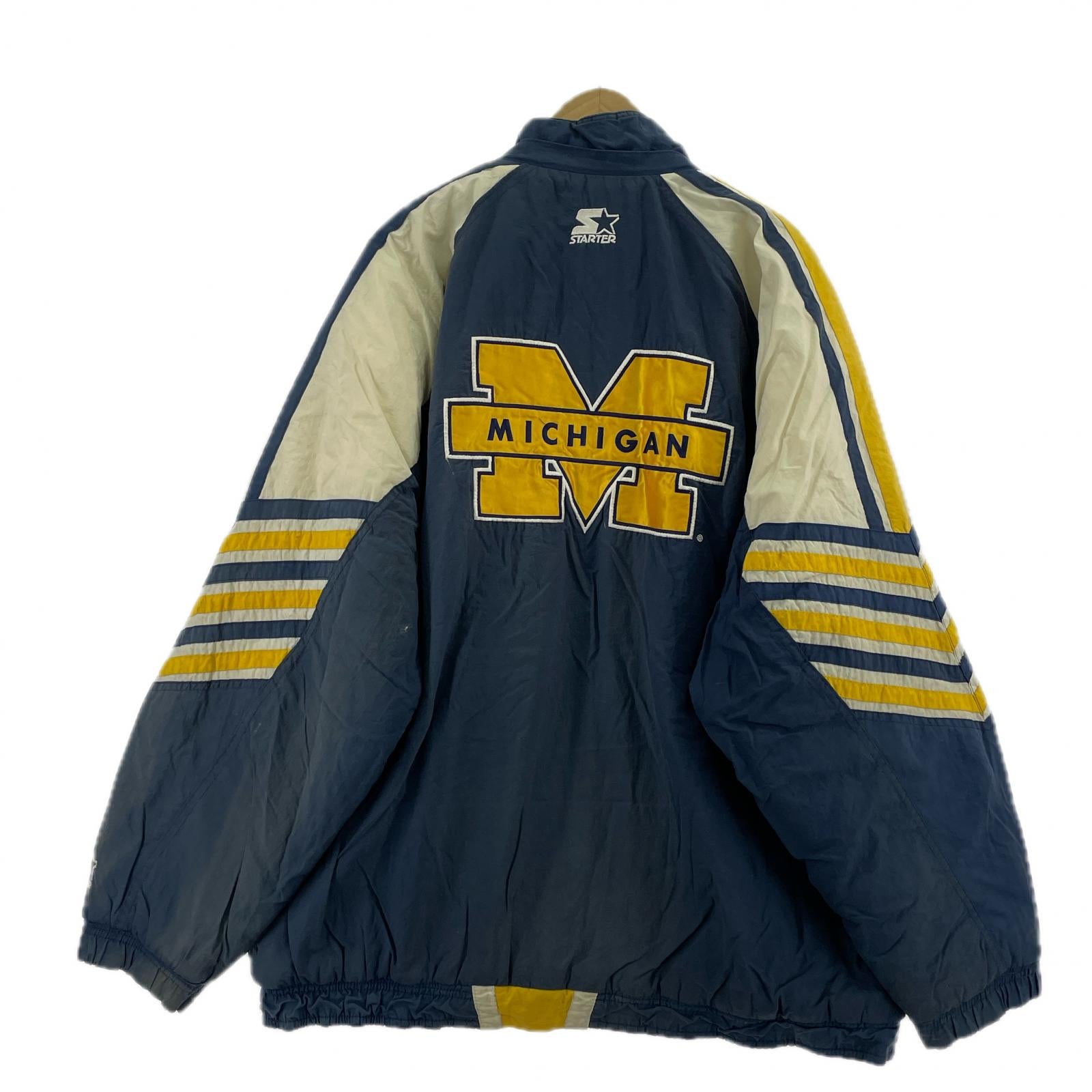 ブルゾン 90s MICHIGAN 中綿ジャケット 紺 XL