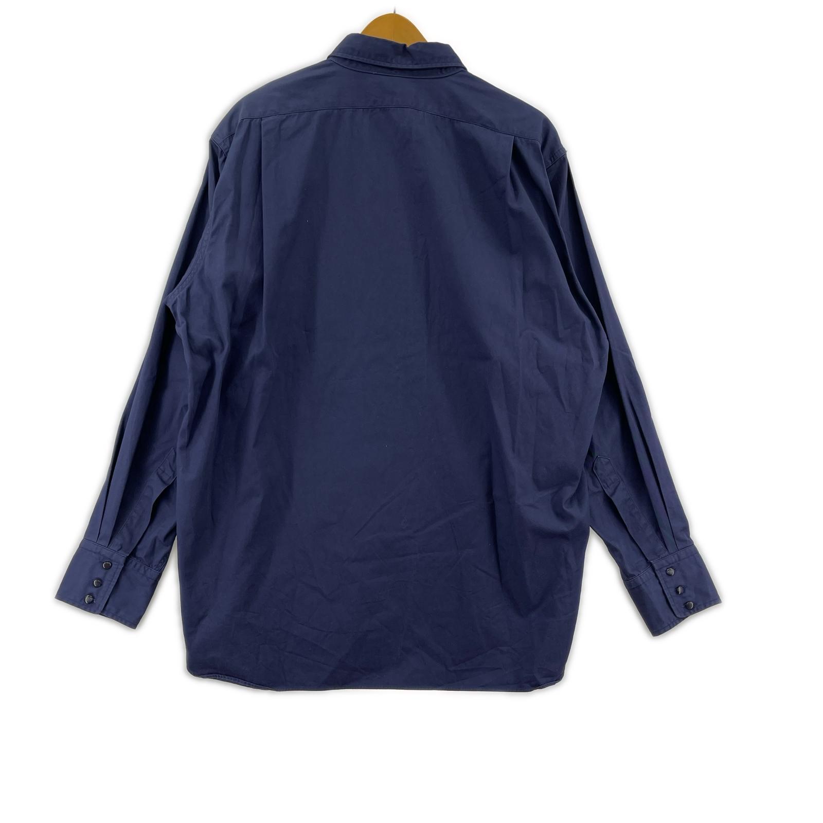 長袖シャツ RAKINES WAGAMAMA別注 Boy scout shirts サイズ2 ネイビー 3 ネイビー