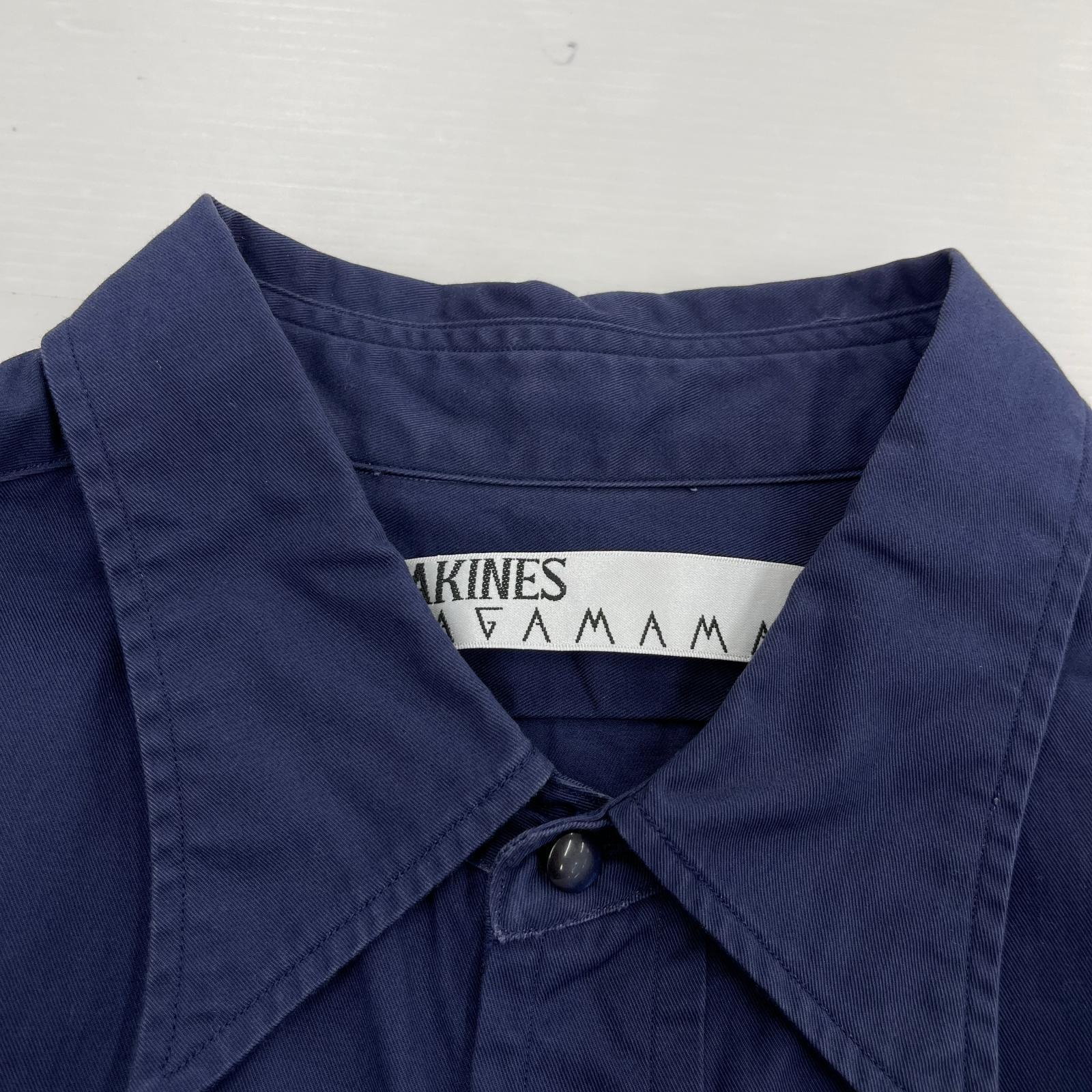 長袖シャツ RAKINES WAGAMAMA別注 Boy scout shirts サイズ2 ネイビー 3 ネイビー