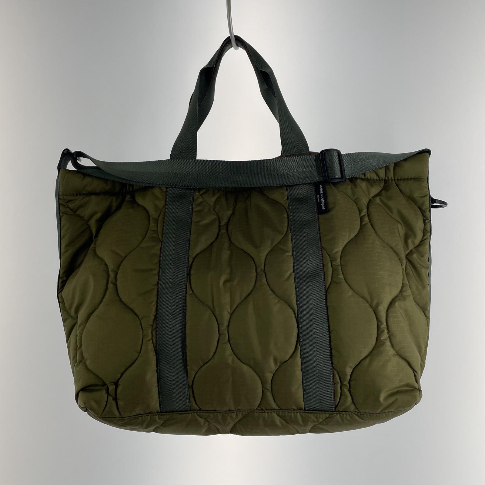 その他バッグ COMME des GARCONS ESTELLE RIP QUILT TOTE BAG カーキ グリーン