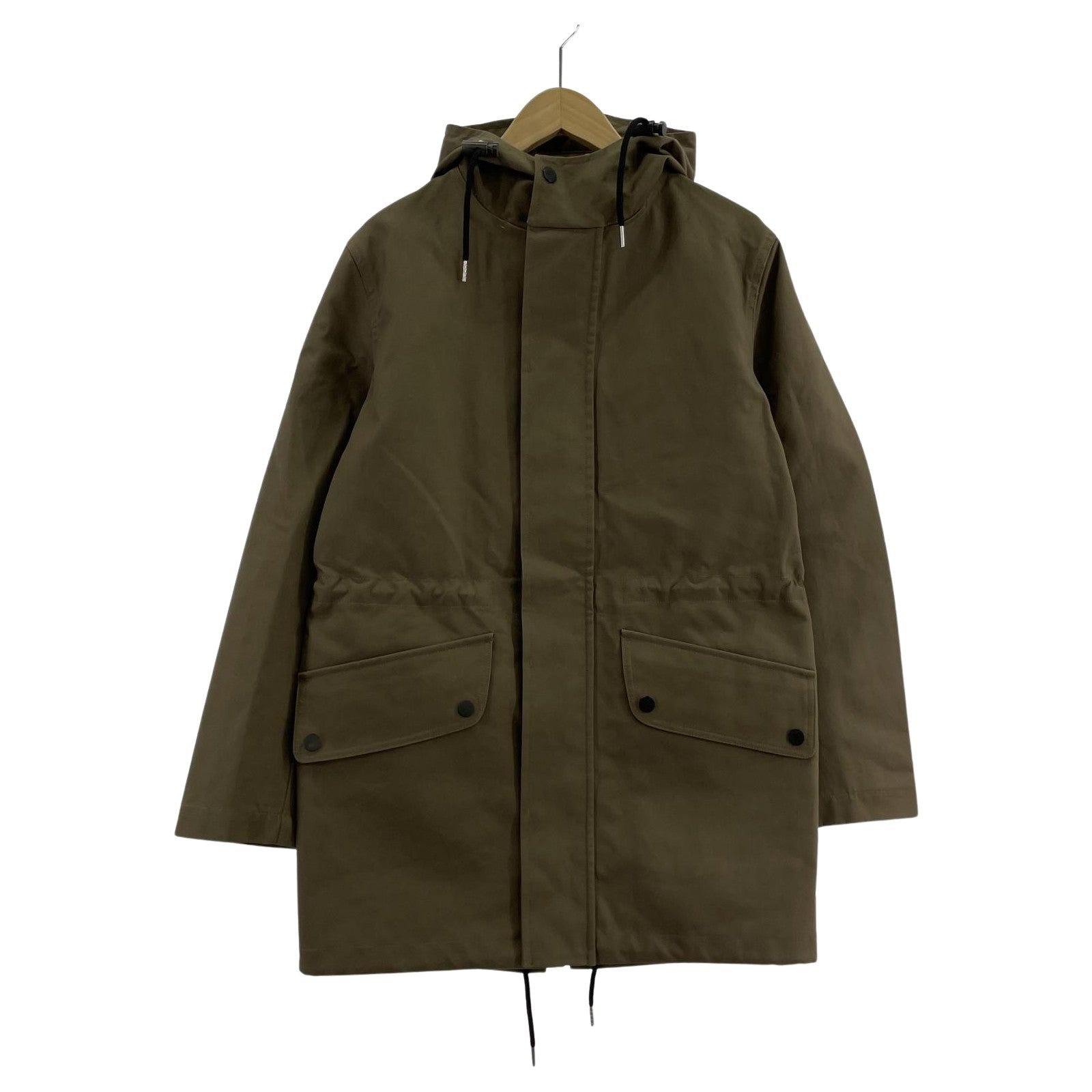 ジャケット sandro フーデッドコート サイズS カーキ S