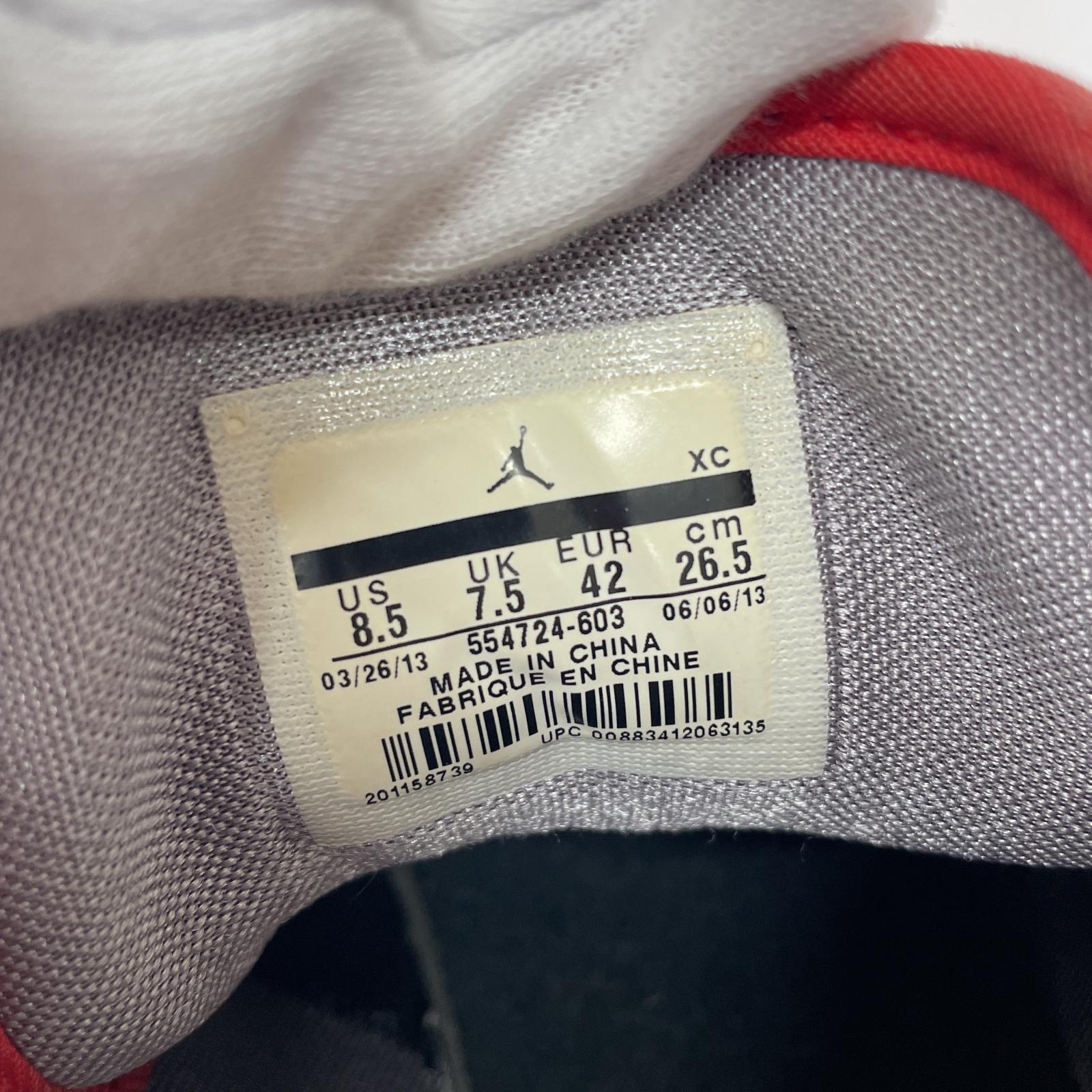 スニーカー Air Jordan 1 Mid "Fire Red Cement" 26.5cm (US8 1/2 UK8 EU43)
