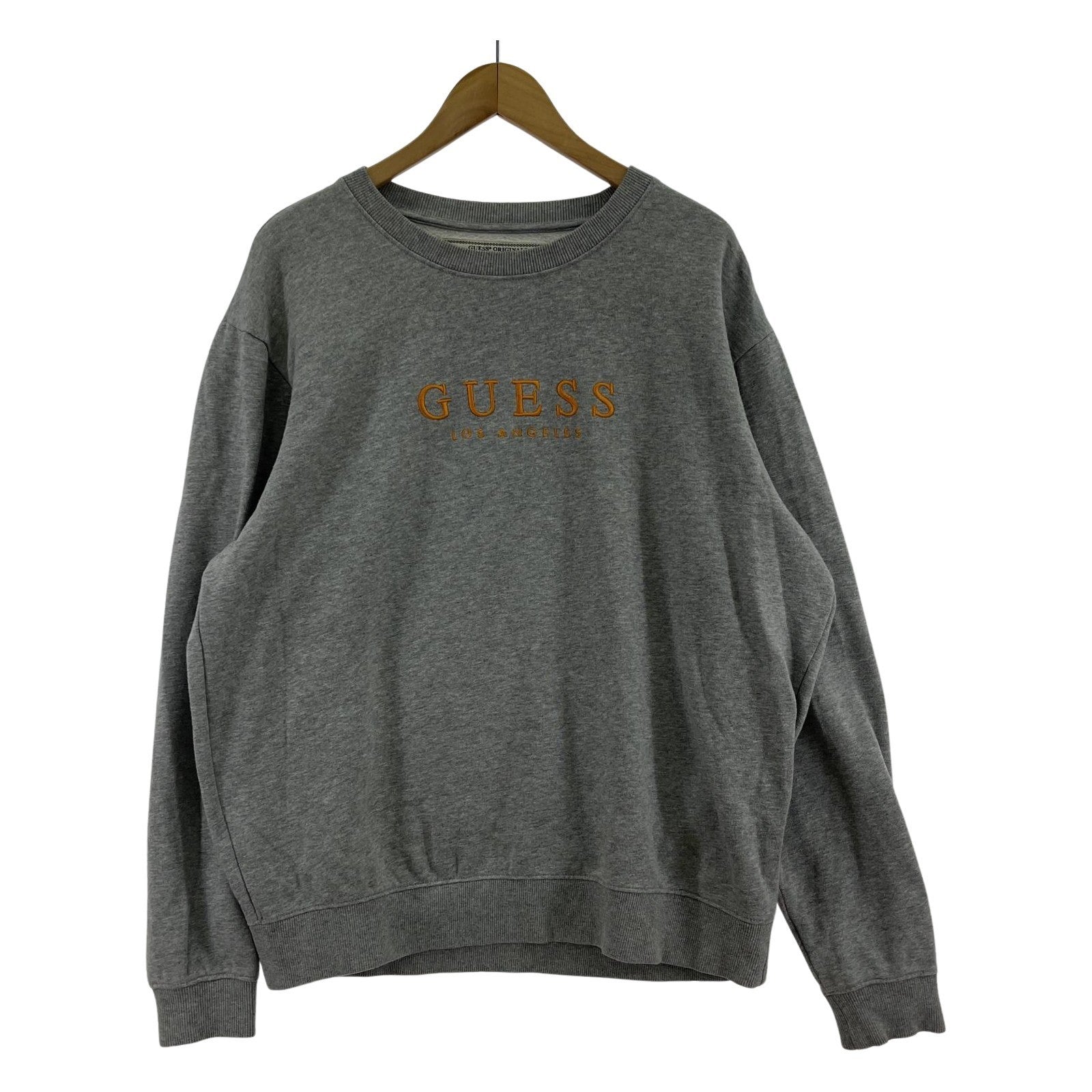 スウェット GUESS 90s ロゴスウェット L GRY L グレー