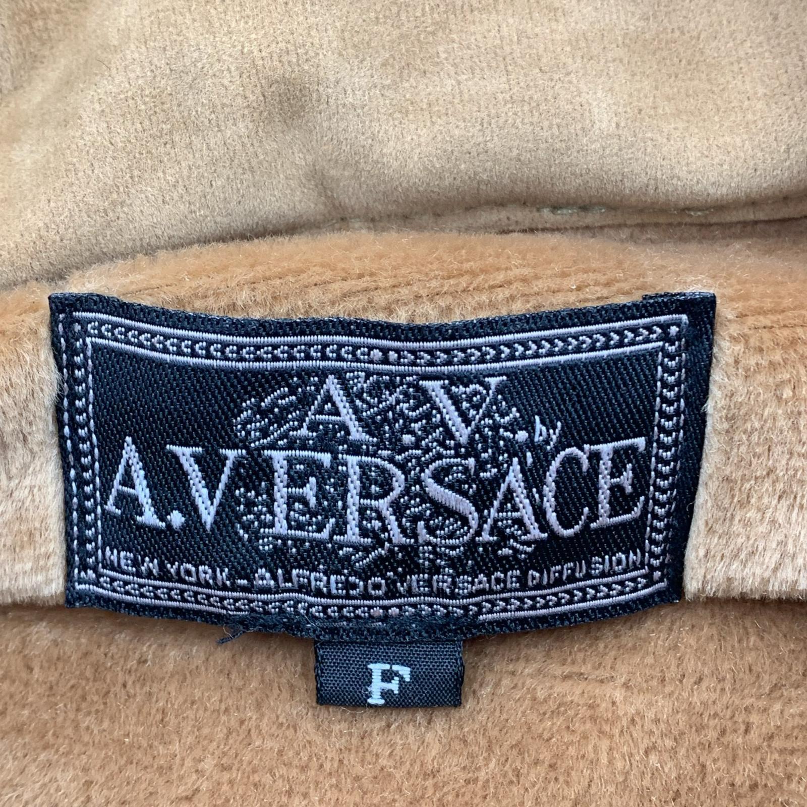 ジャケット A.VERSACE メデューサ刺繍 2トーンジャケット F ベージュ ベージュ