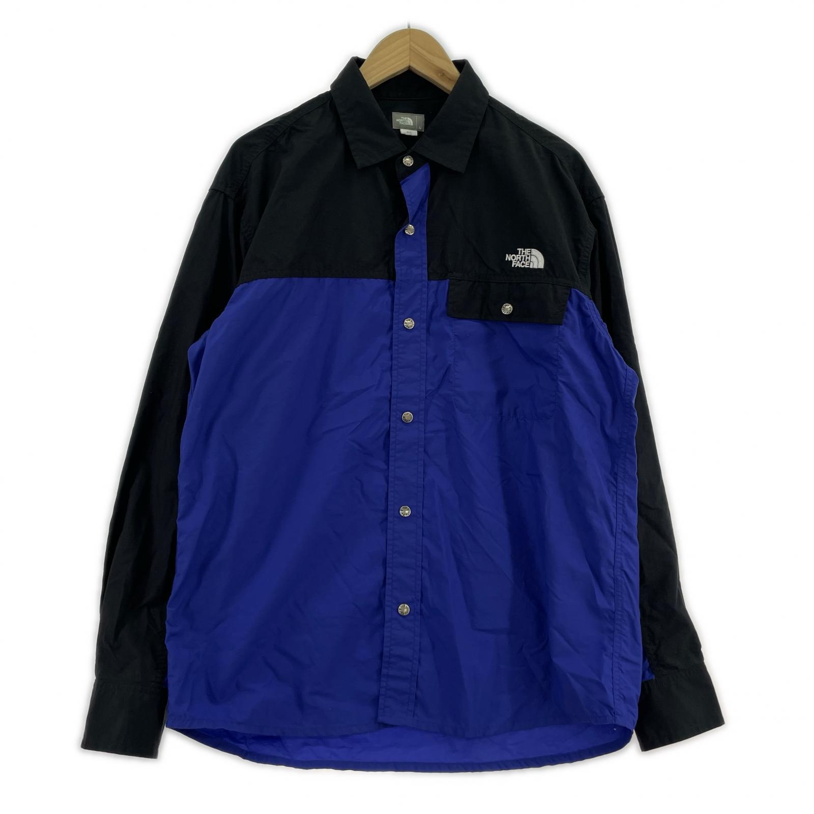 ブルゾン シャツ ロングスリーブヌプシシャツ 青(L) L ブルー