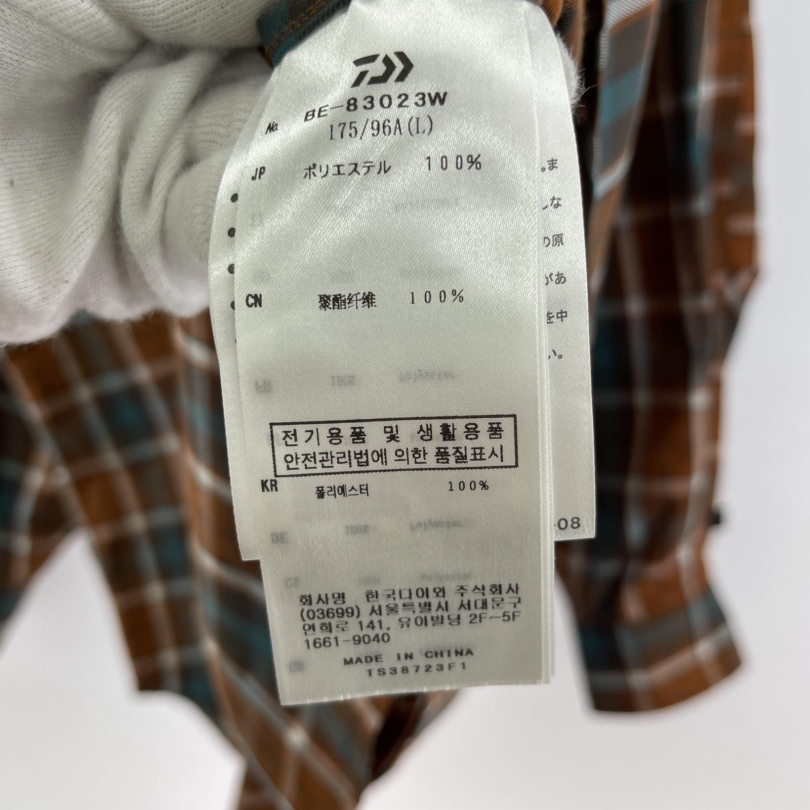 長袖シャツ Tech Button Down Shirts L/S(L) L ブラウン