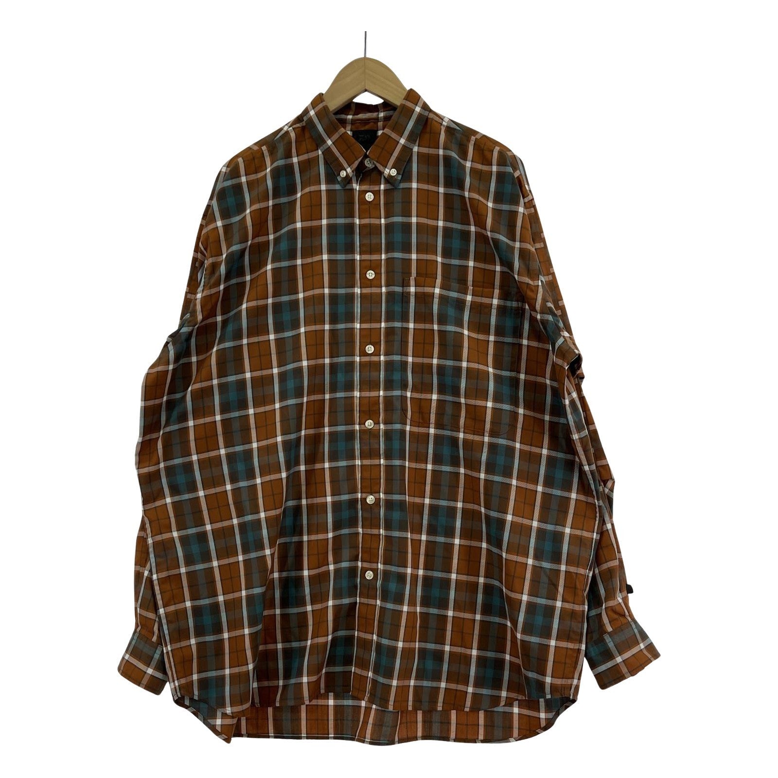 長袖シャツ Tech Button Down Shirts L/S(L) L ブラウン