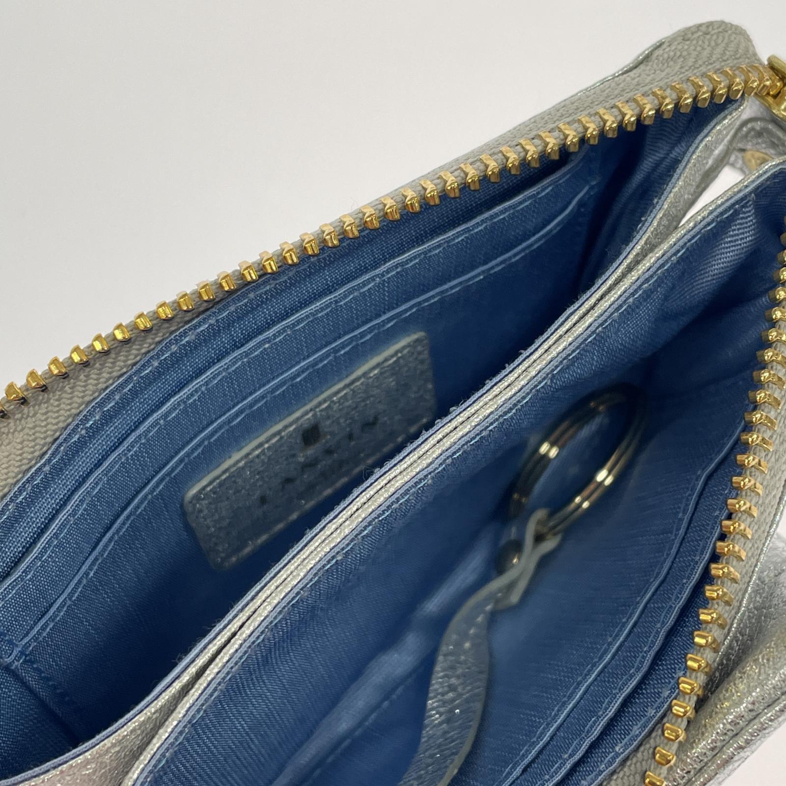 コインケース LANVIN コインケース シルバー シルバー