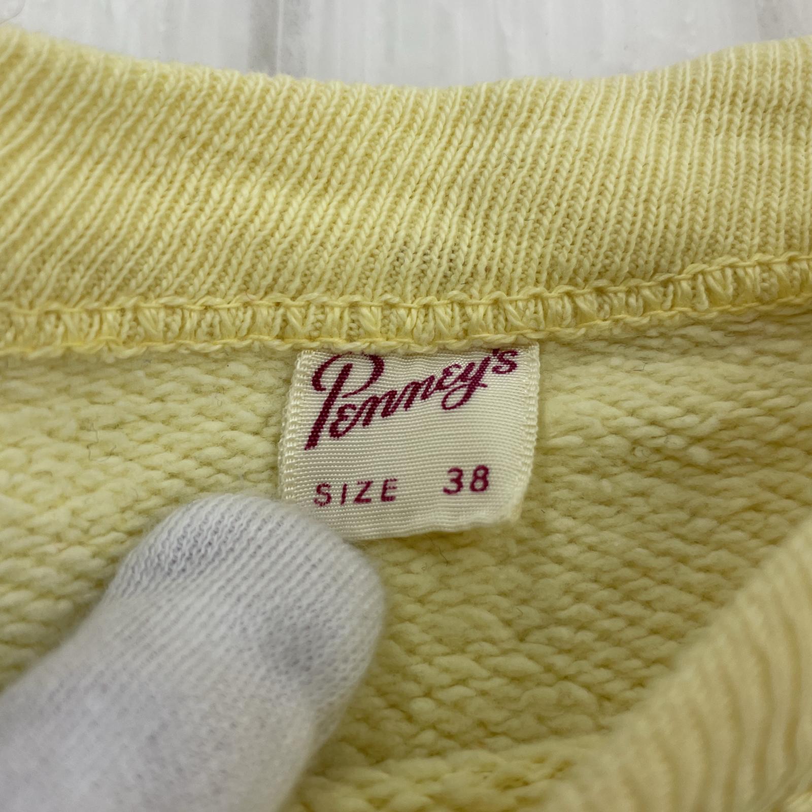 スウェット penneys/スウェット/38/50s 38 イエロー