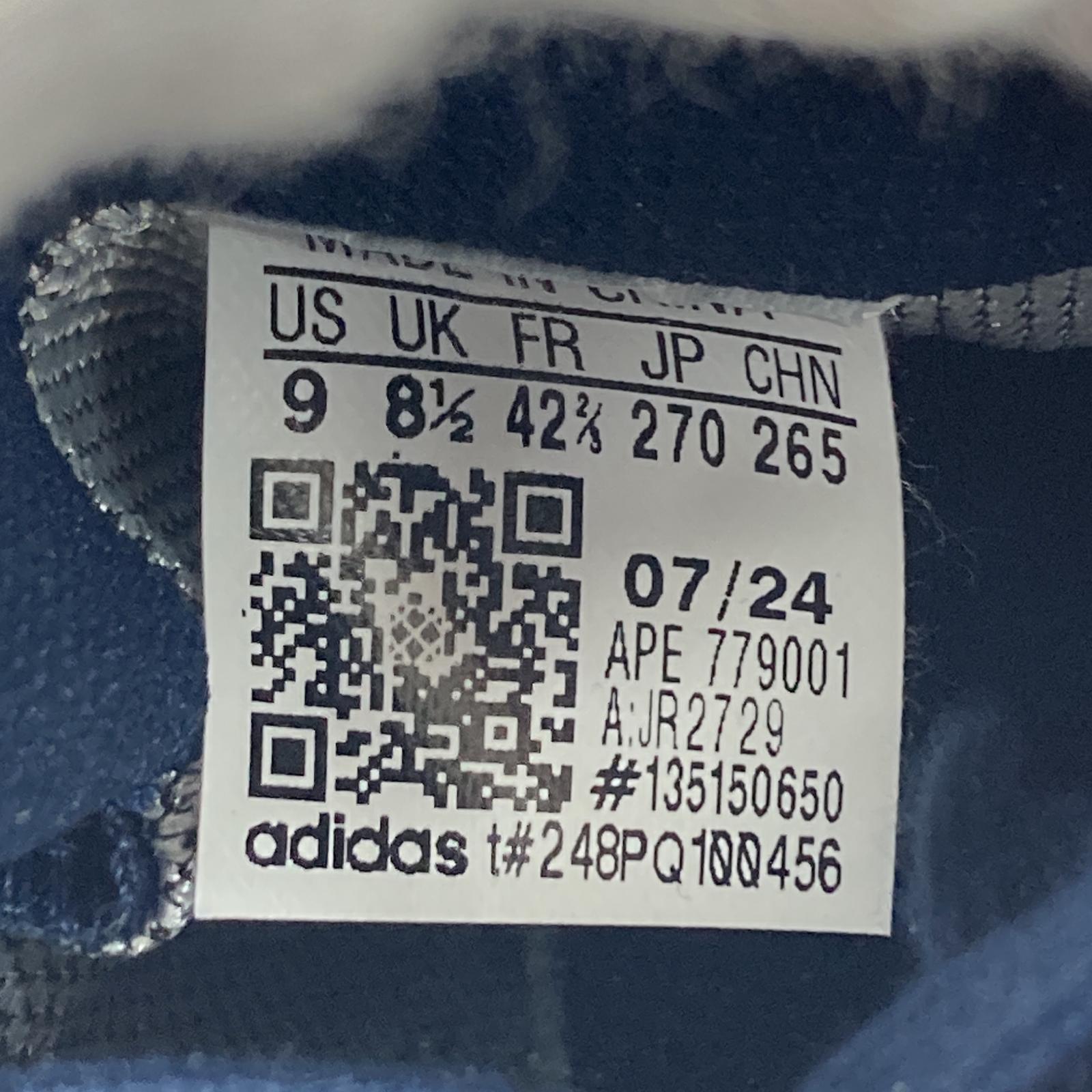 スニーカー gazelle gore-tex ネイビー 27.0