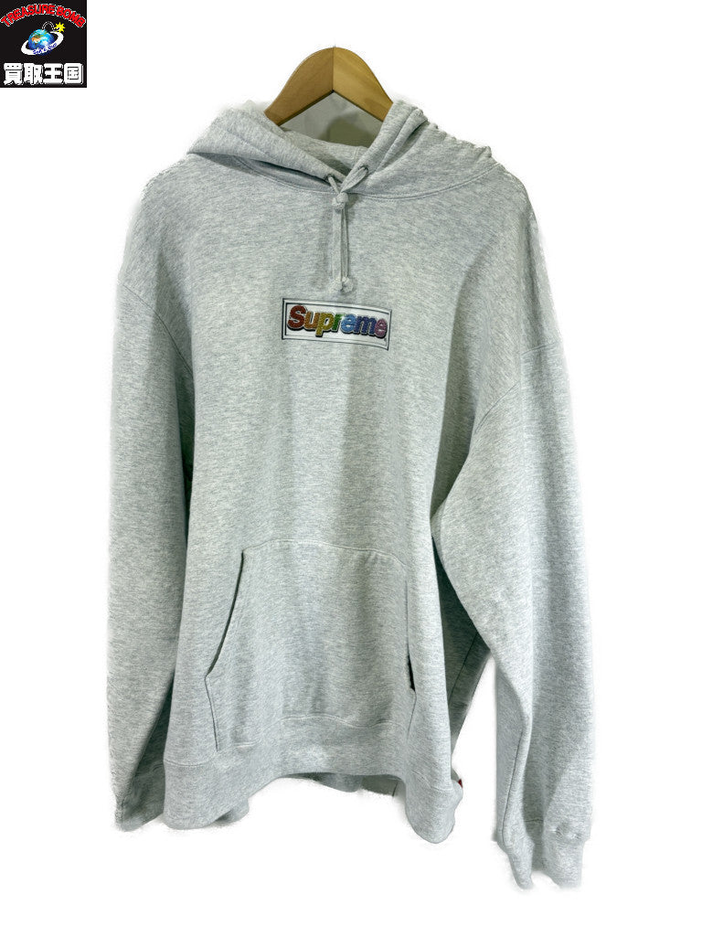 パーカー 22SS Bling Box Logo Hooded Sweatshirt XL