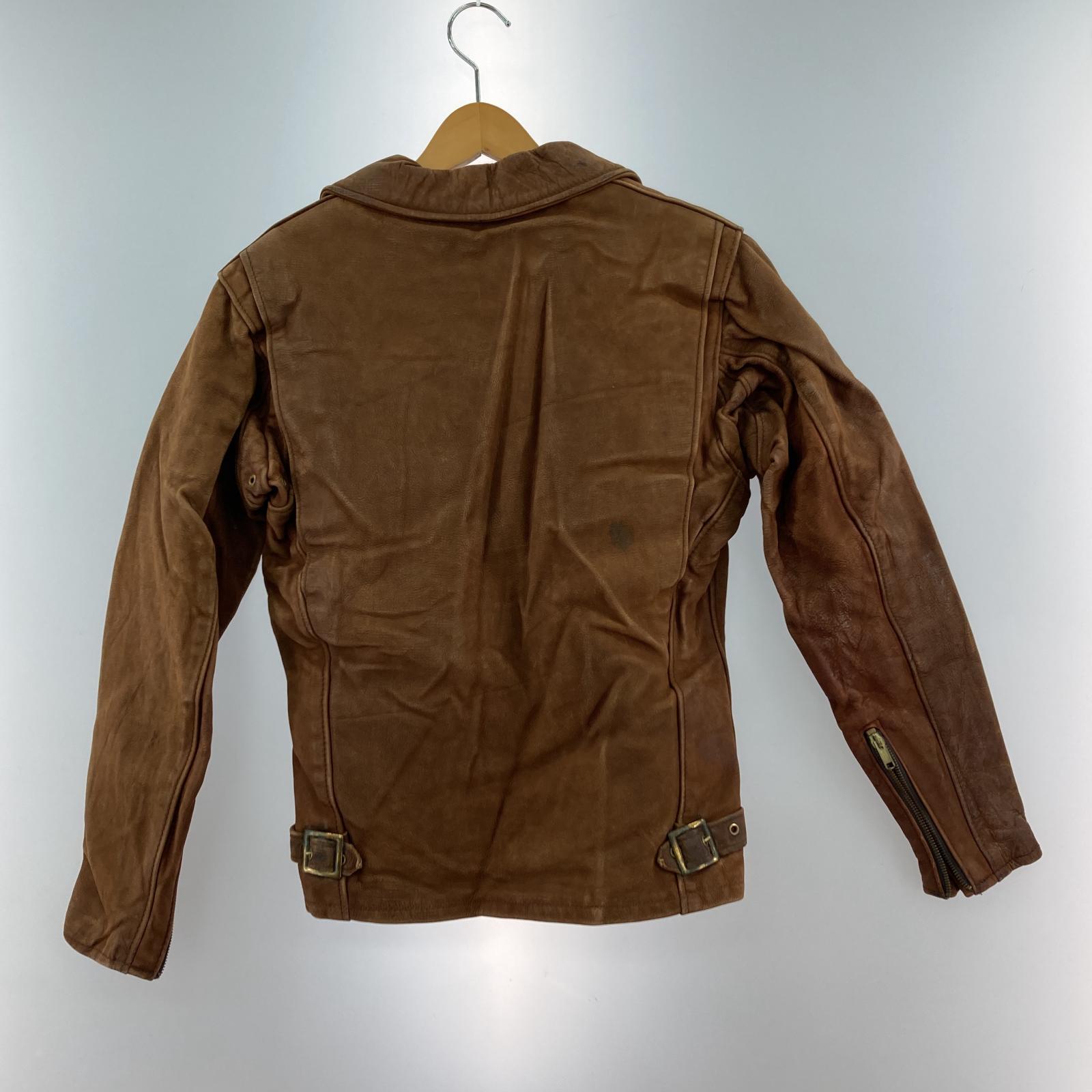 レザージャケット Schott 茶タグ シングル ライダースジャケット 34 BRN 34 ブラウン