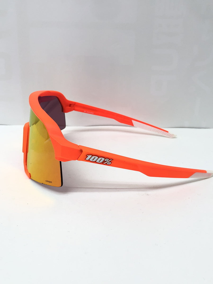 100%S3 Soft Tact Neon Orange HiPER スポーツ用品