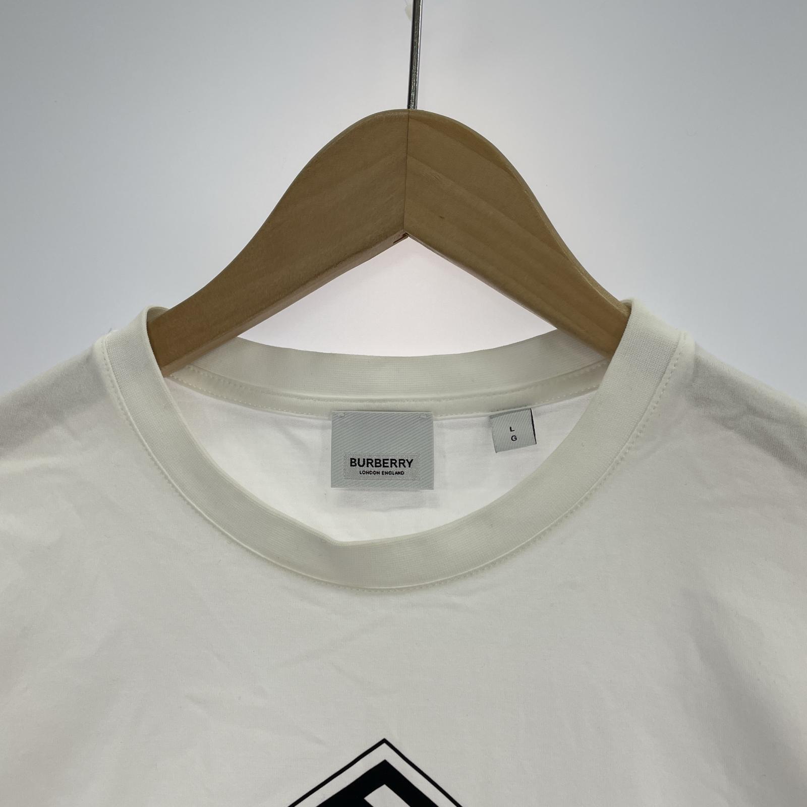 半袖Tシャツ グラフィックロゴt 白 L ホワイト