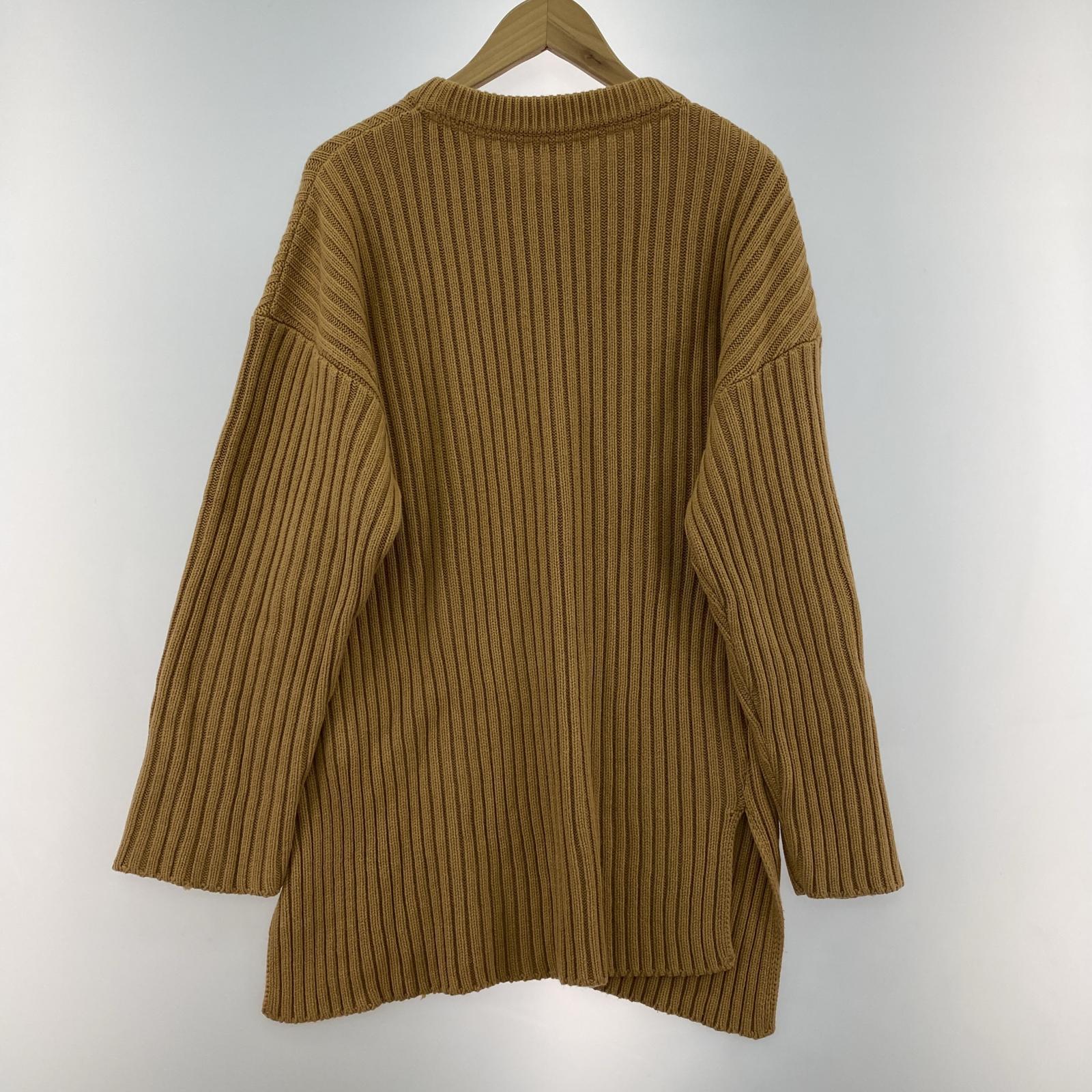 ニット US0989 厚手ニット ブラウン