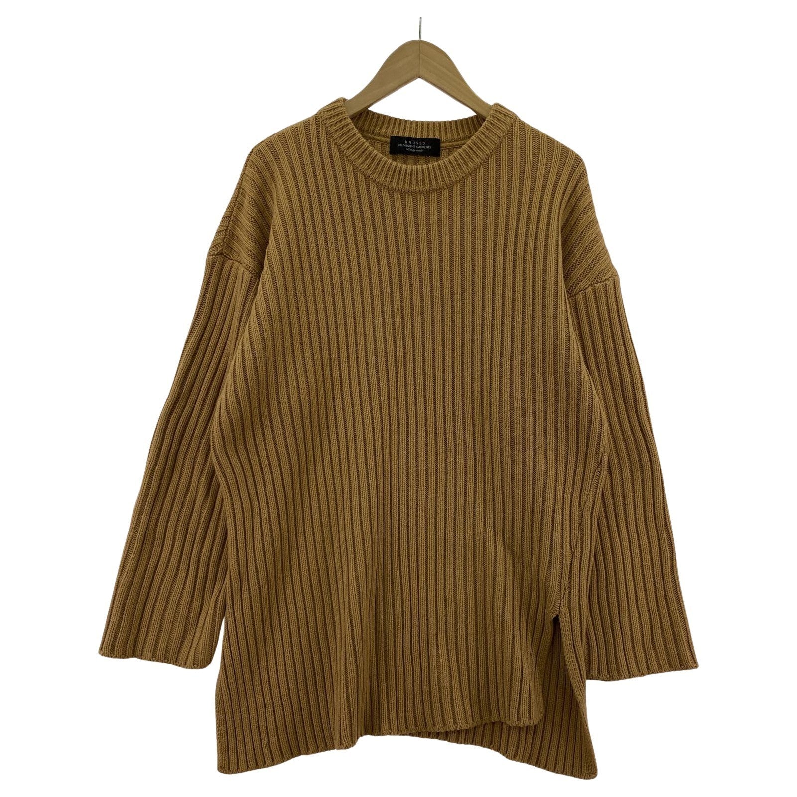 ニット US0989 厚手ニット ブラウン