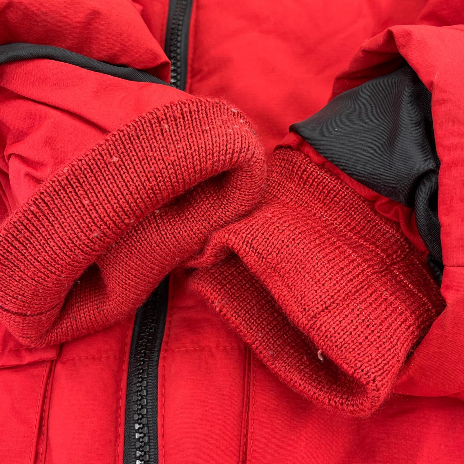 ジャケット TOMMY JEANS 中綿 ナイロンジャケット M RED M レッド