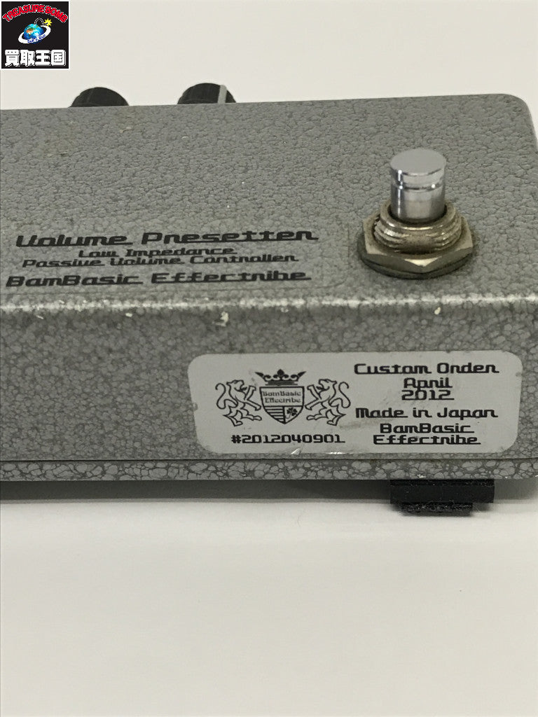 Bambasic Effectribe Volume Presetter エフェクター