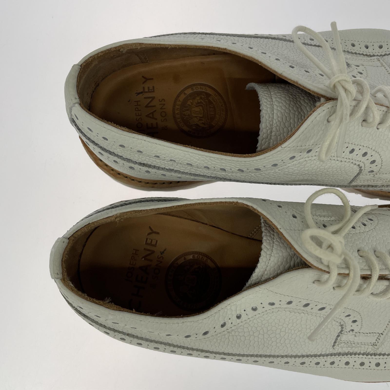 シューズ JOSEPH CHEANEY&SONS YELVERTOFT GV WHITE GRAIN 8F ホワイト
