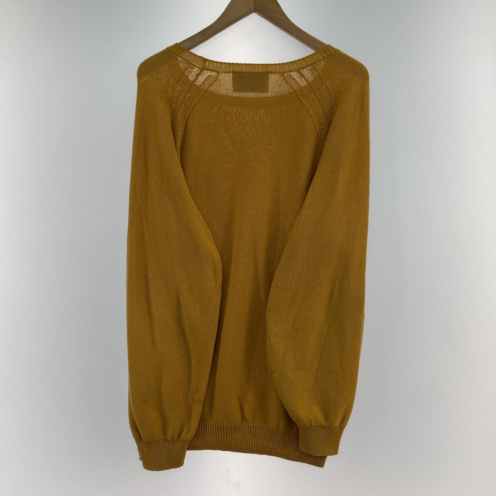 ニット Cotton Long Sleeve Knit マスタード サイズ 3 3