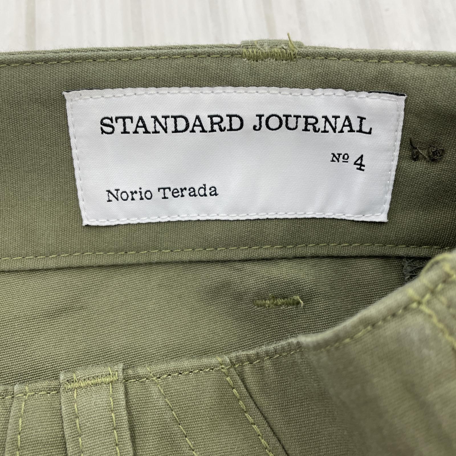 パンツ STANDARD JOURNAL by NORIO TERADA Military pant 4 オリーブ S