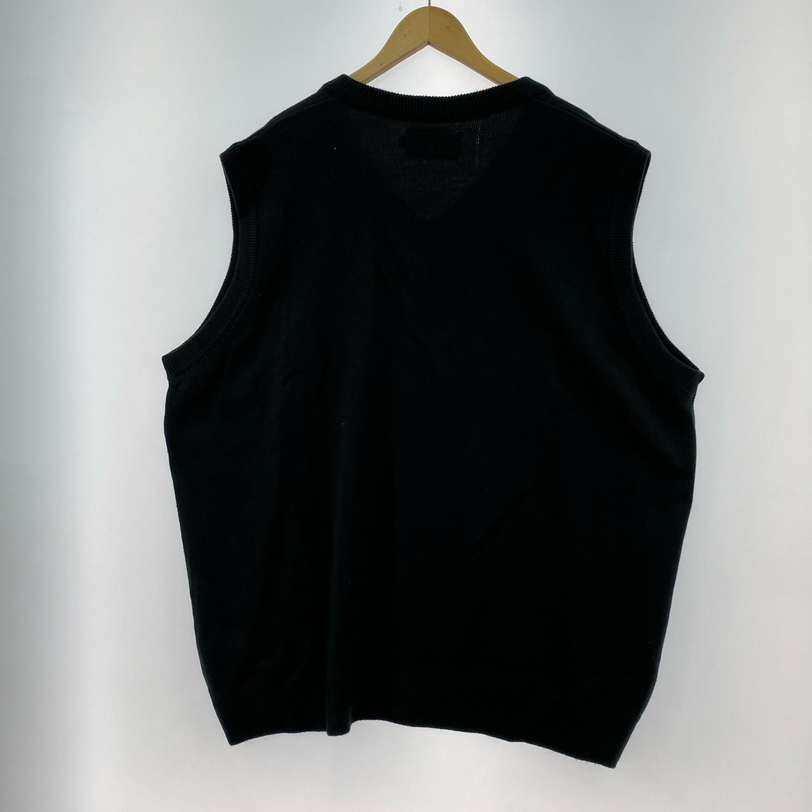 ニット SEDAN Tech Logo Knit Vest (XXL) ブラック