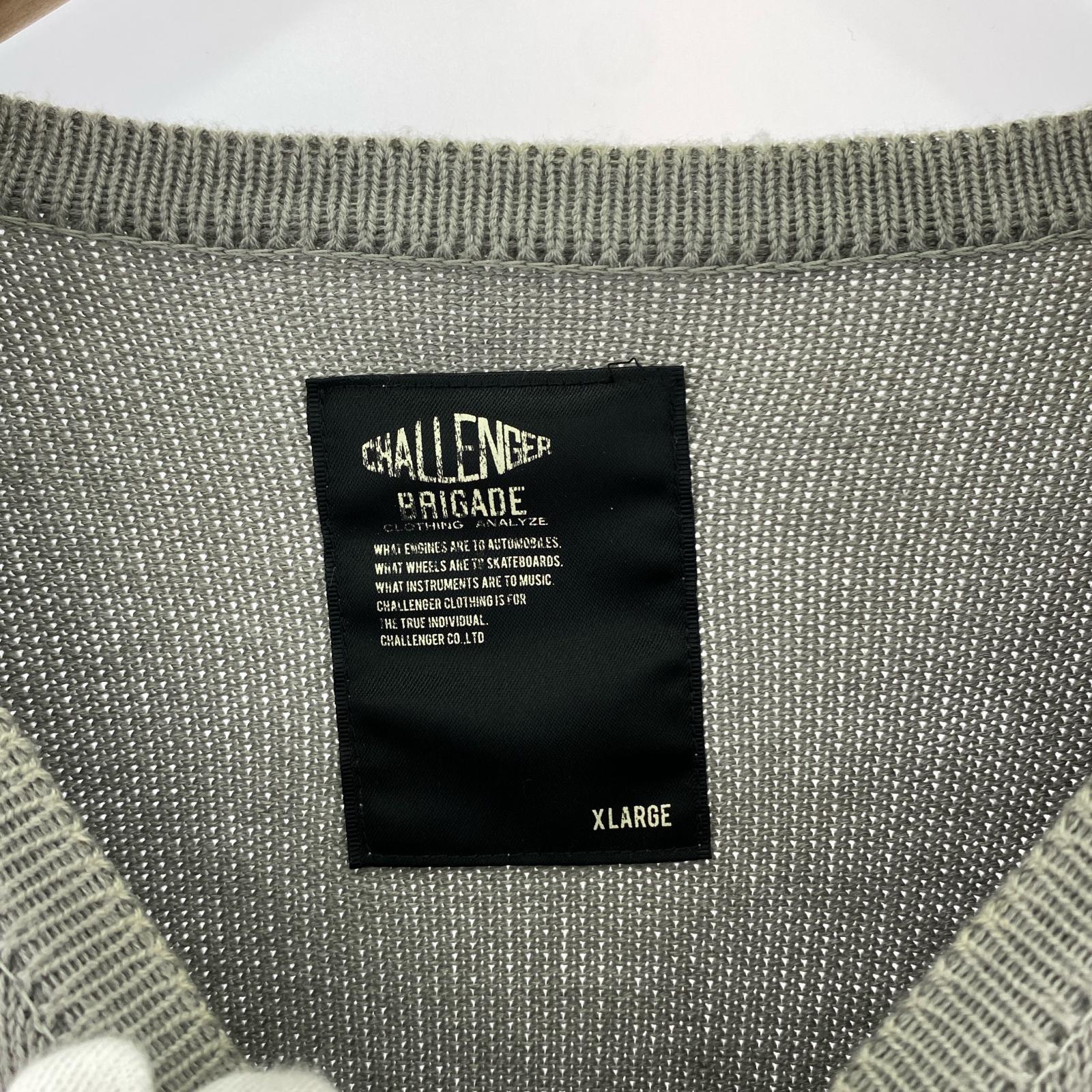 ニット オルテガ ニット 灰黒 (XL) グレー