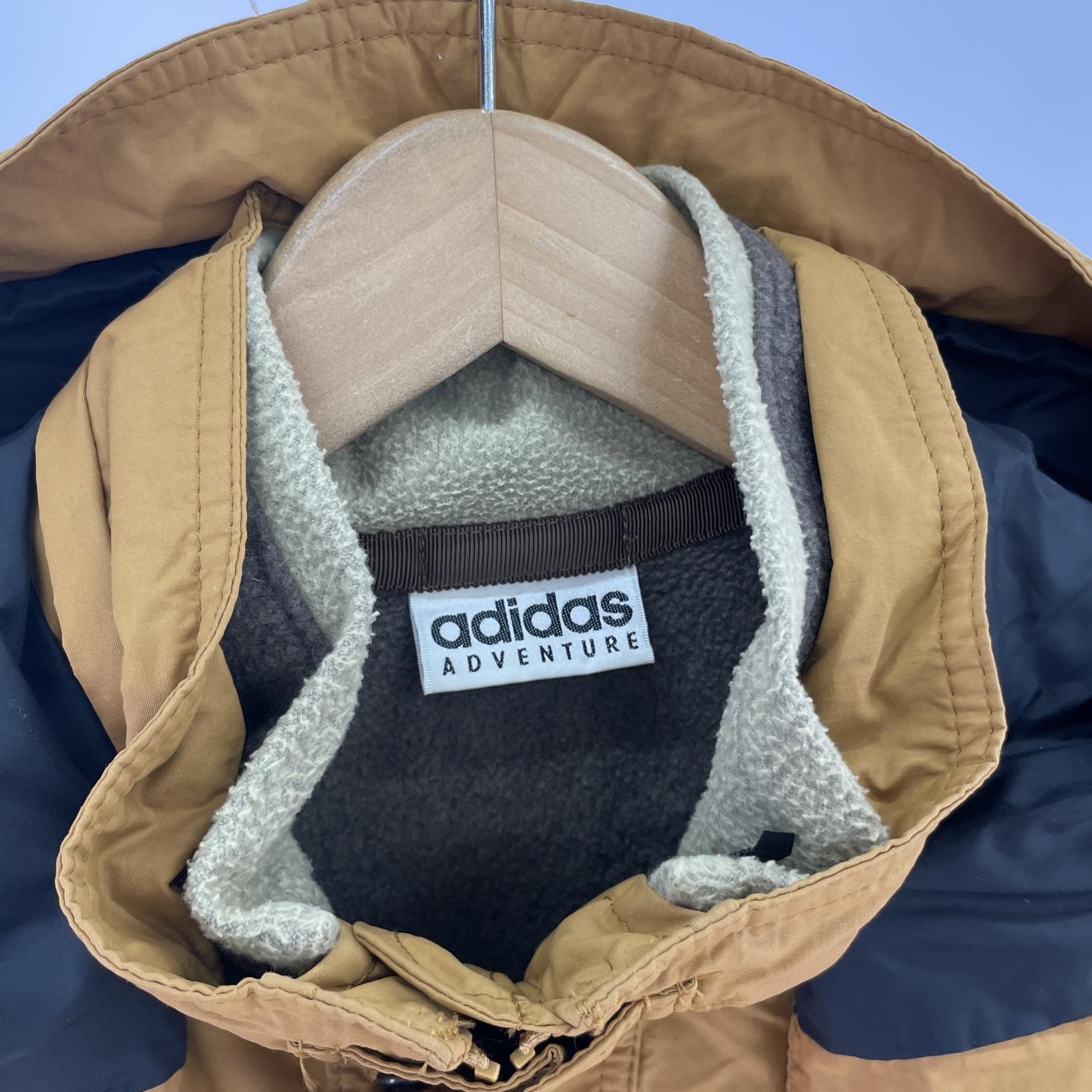 ジャケット 90s adidas adventure マウンテンパーカー L L ブラウン
